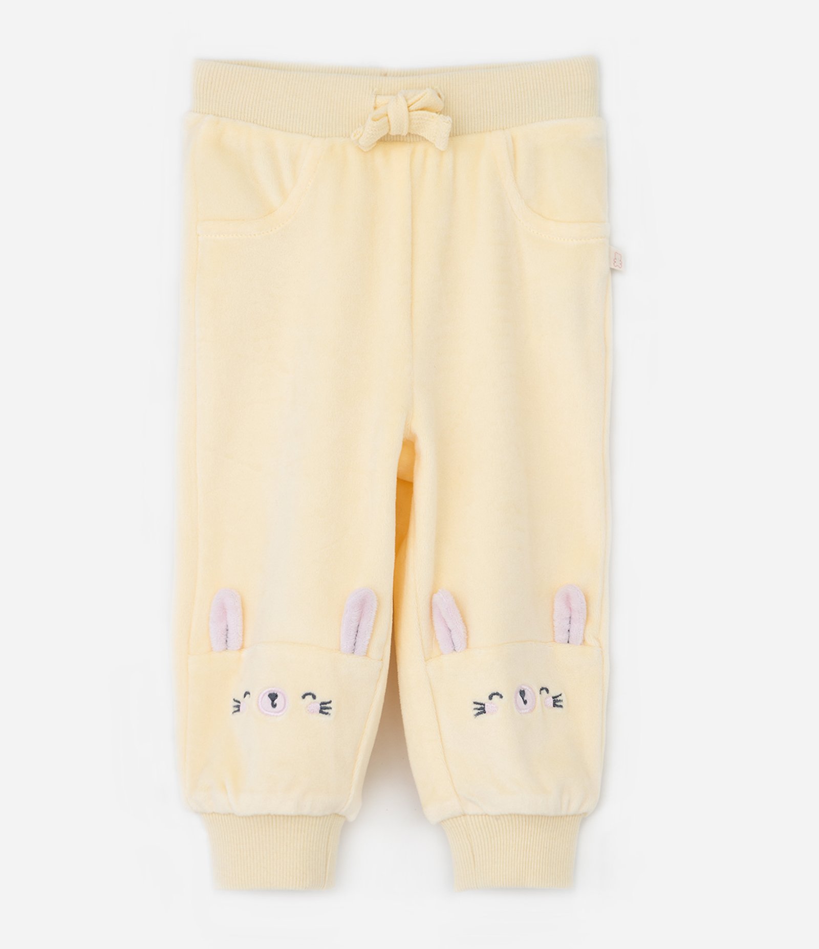 Conjunto Infantil Plush com Bordado de Bichinho - Tam RN A 18 Meses Amarelo 6