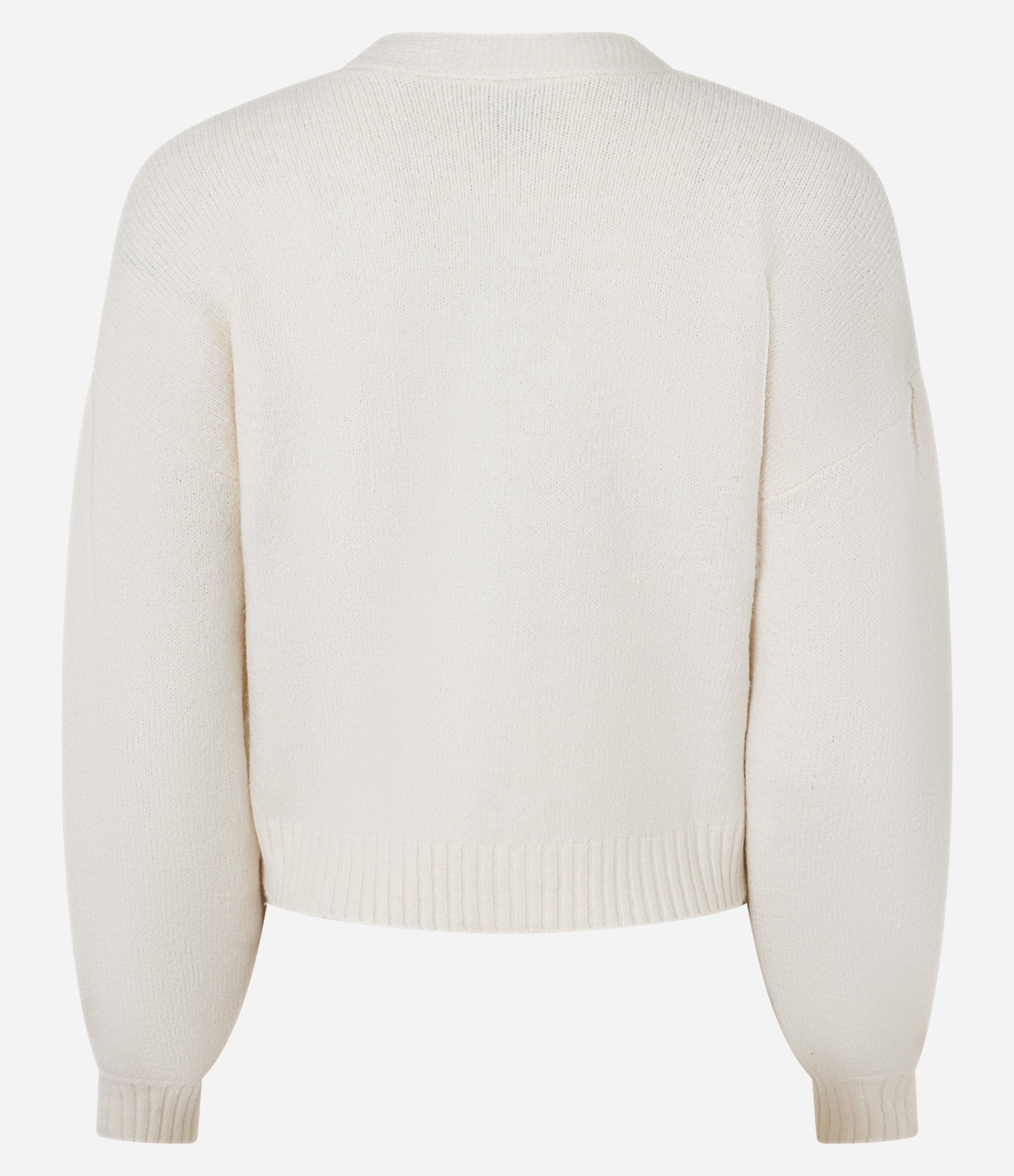 Cardigan Curto em Tricô com Botões e Bolsinhos 6