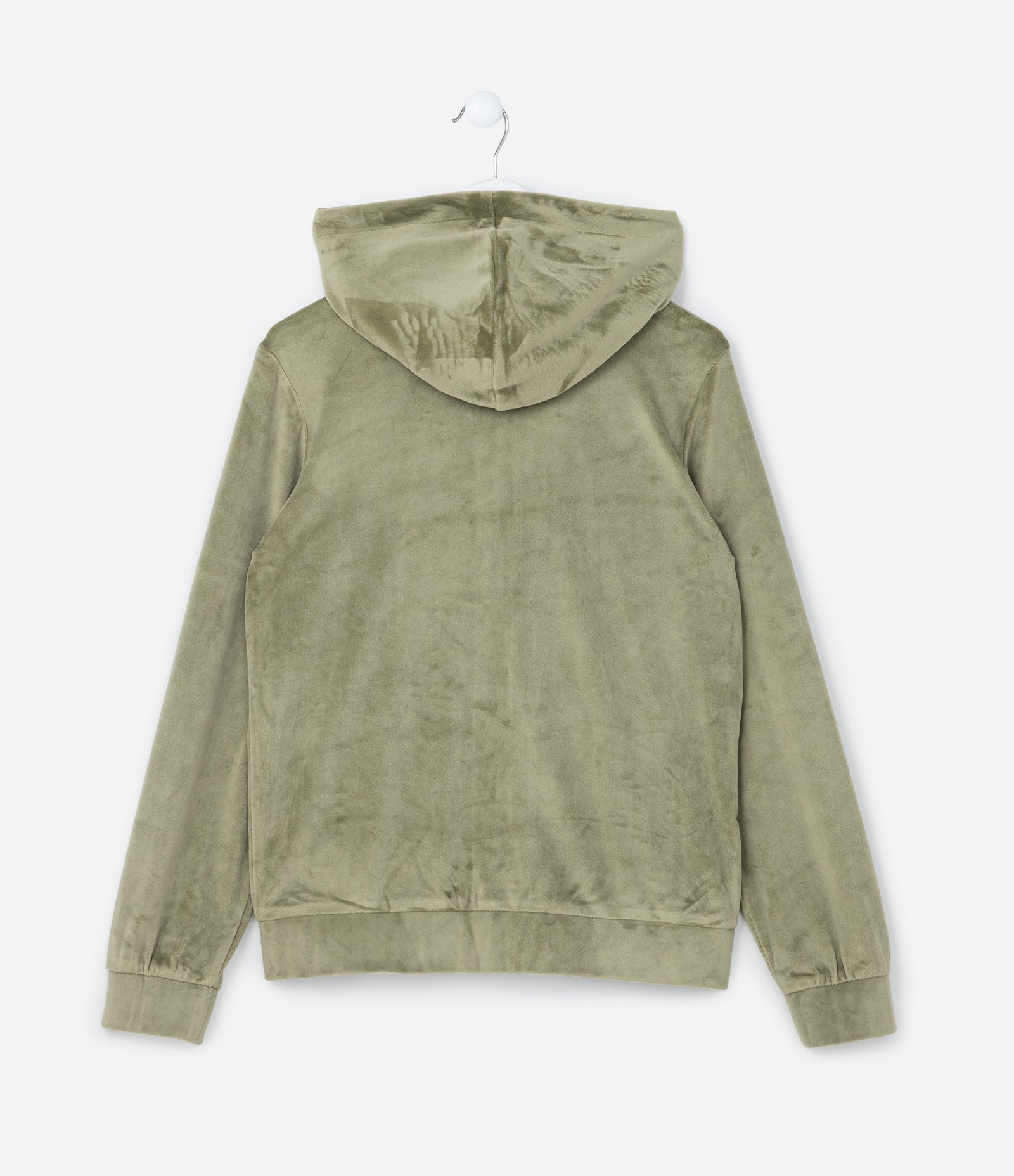 Jaqueta Infantil em Plush com Capuz e Bolso - Tam 5 a 14 anos 2