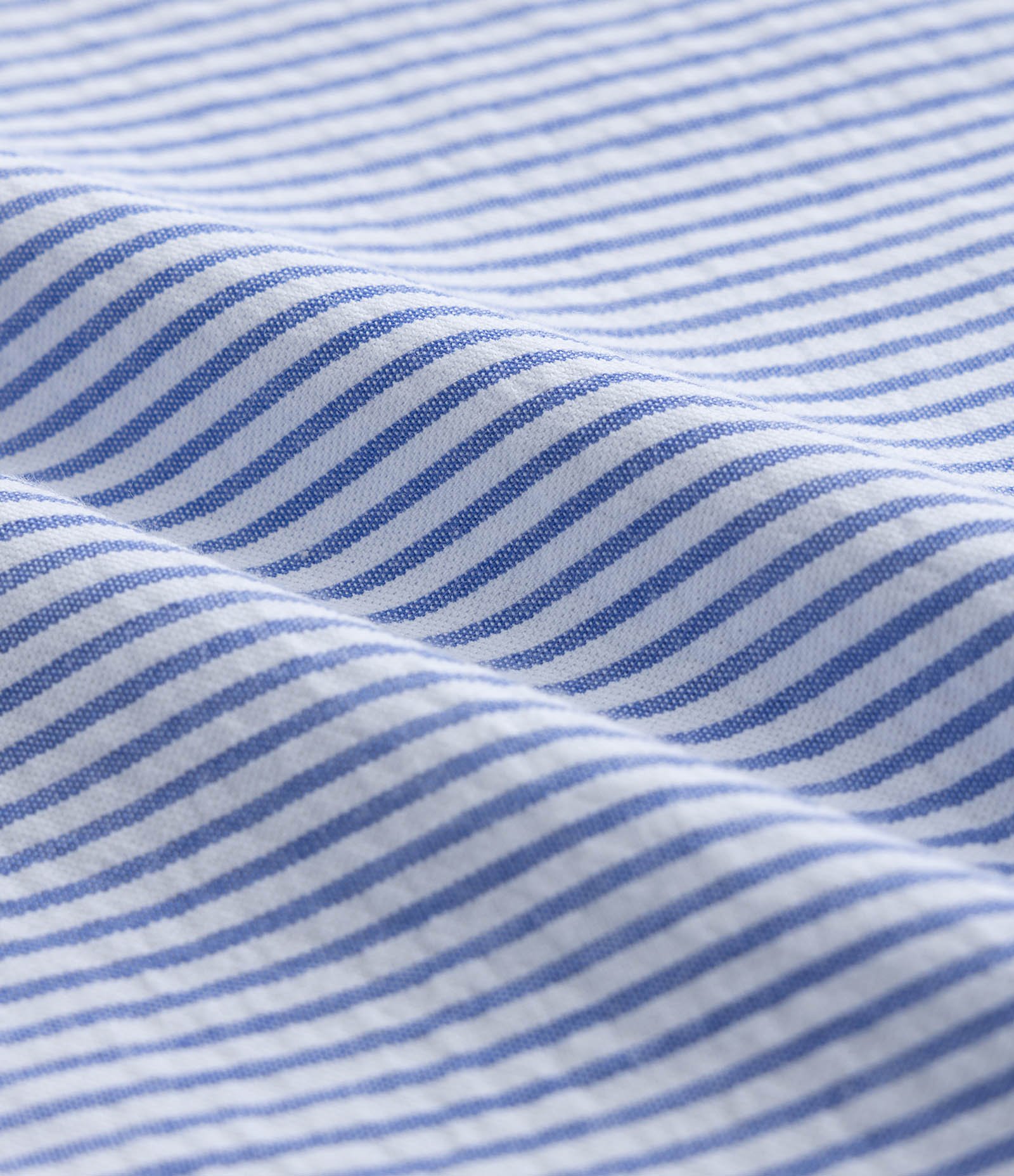 Short em Tricoline Listrado Curve & Plus Size Azul 7