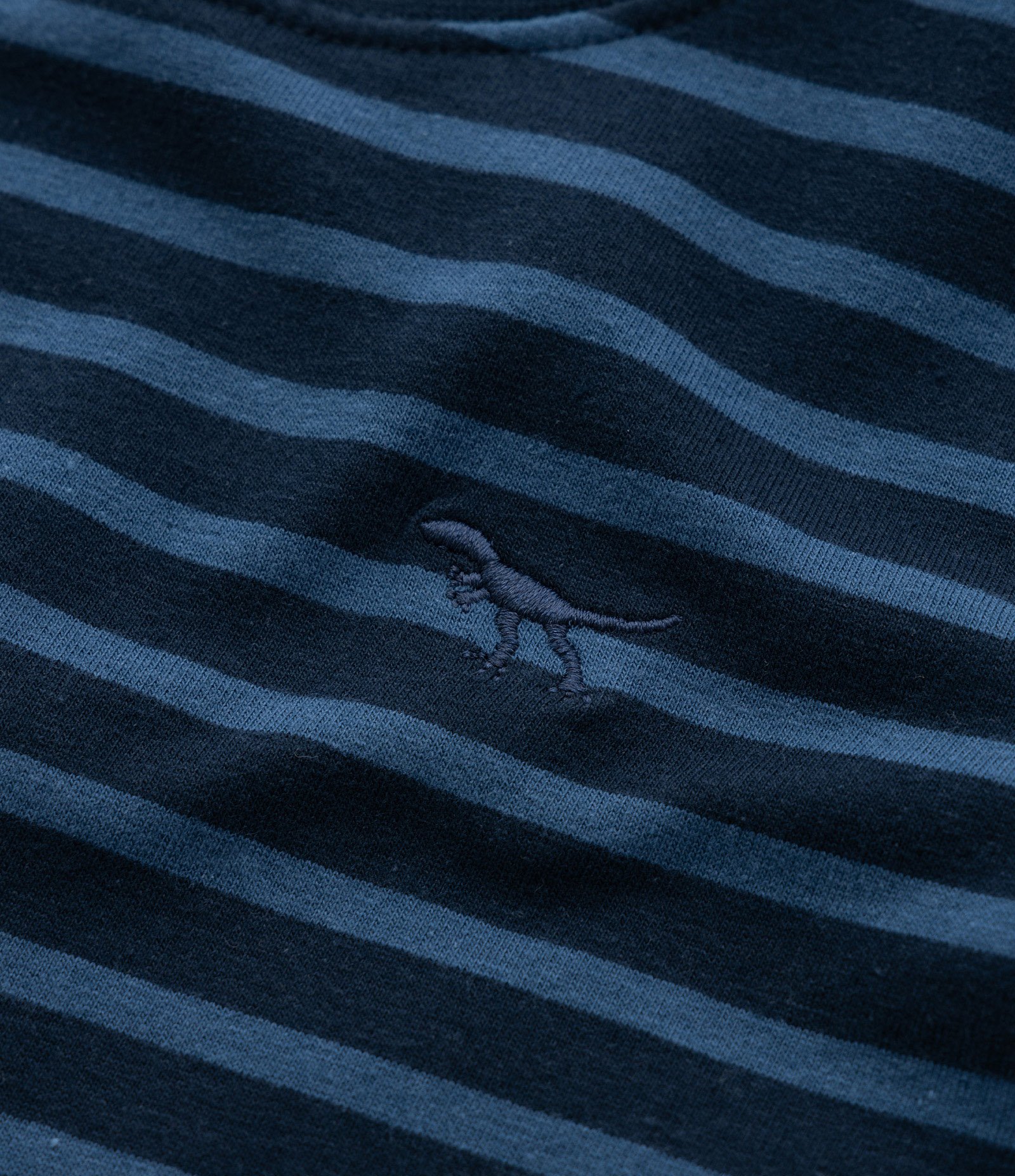 Camiseta Infantil com Estampa Listrada - Tam 1 a 5 Anos Azul 6