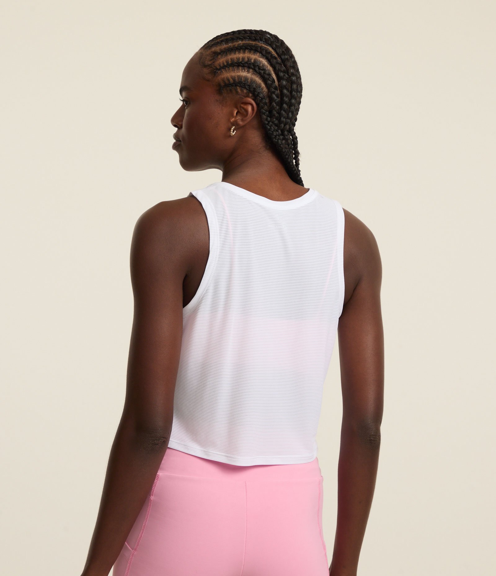 Regata Cropped Esportiva em Microfibra com Estampa Gym Club Branco 3