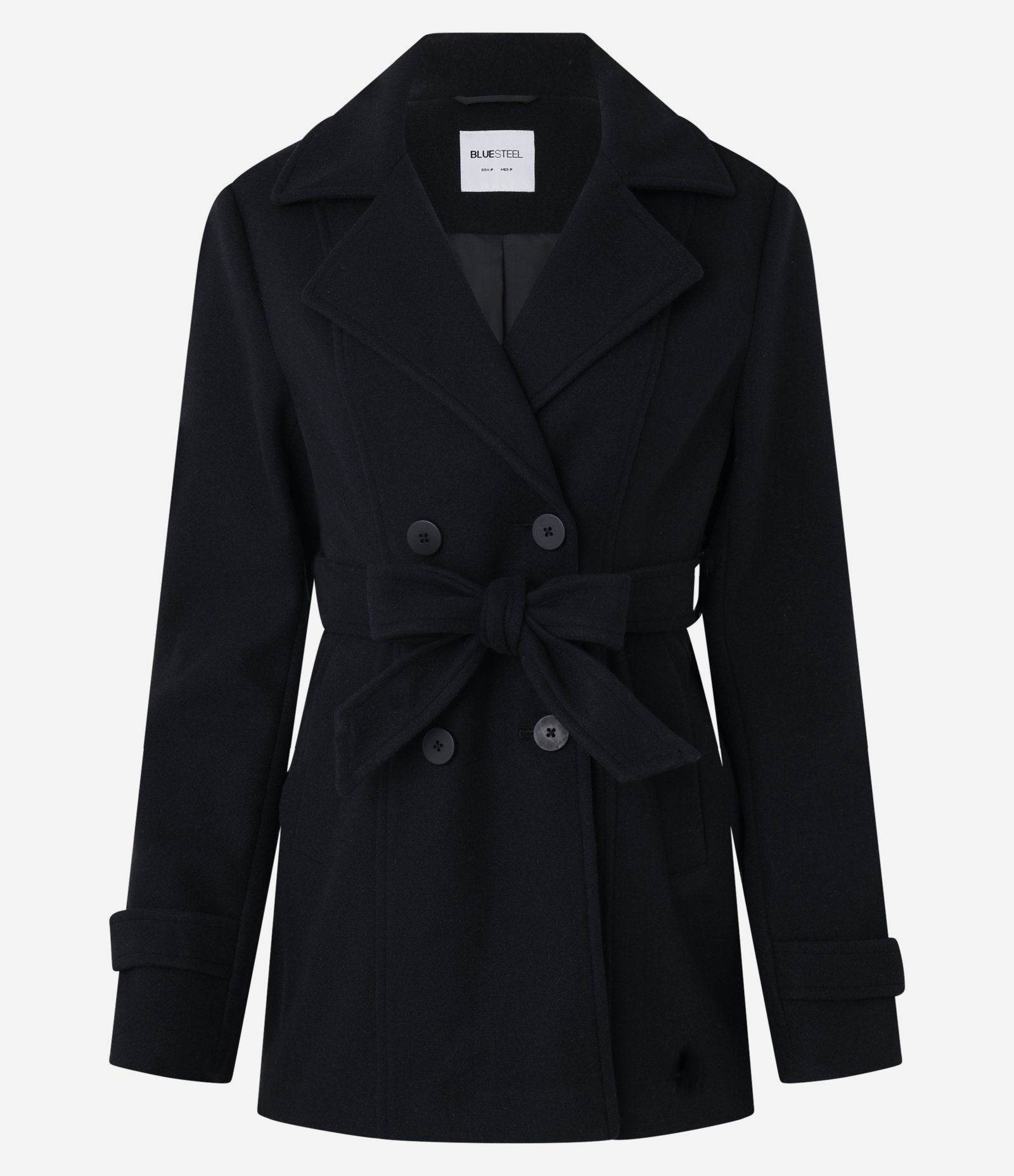 Casaco Alongado em Polivelour com Bolsos 4