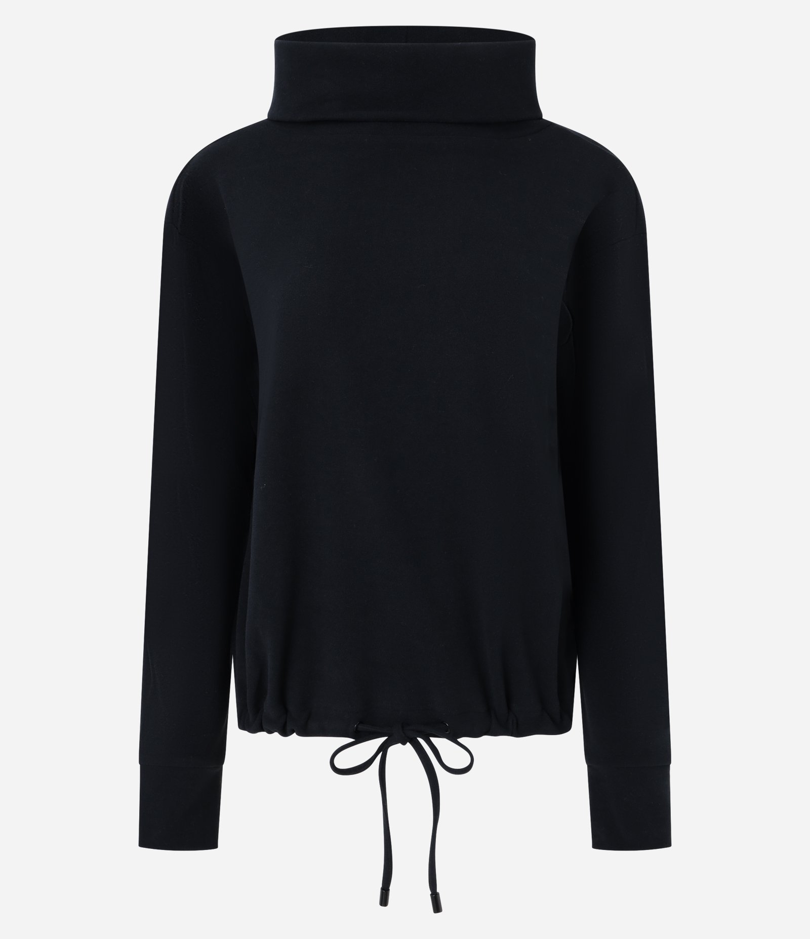 Blusa em Malha Brush com Gola Alta Degagê Preto 5