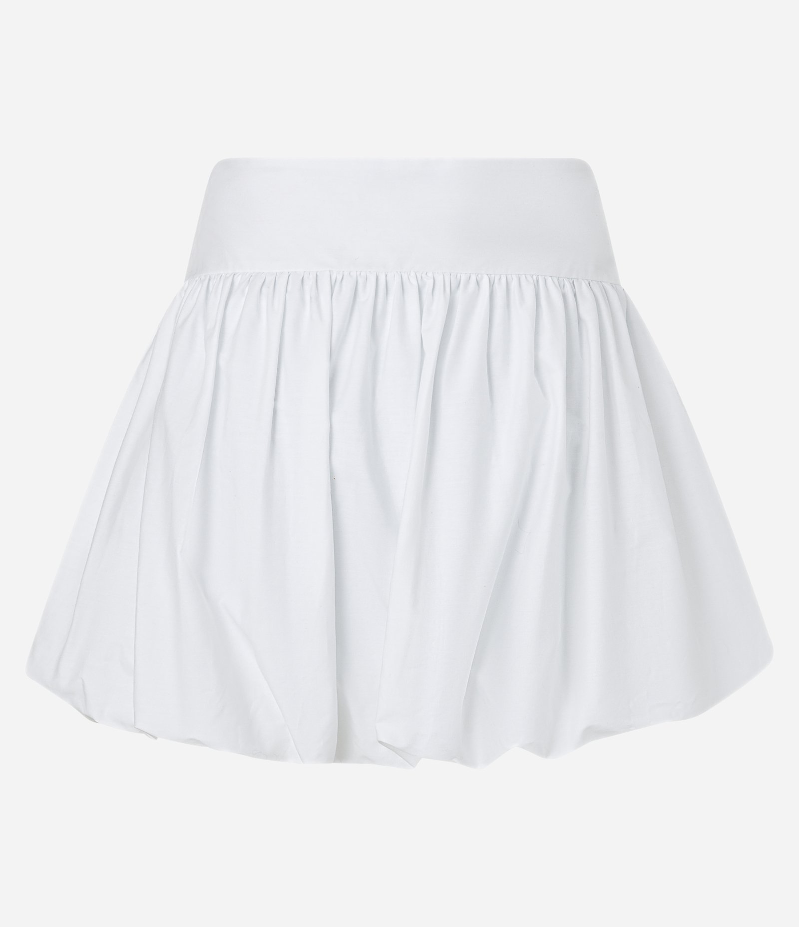 Mini Saia Balonê em Tricoline Branco 5