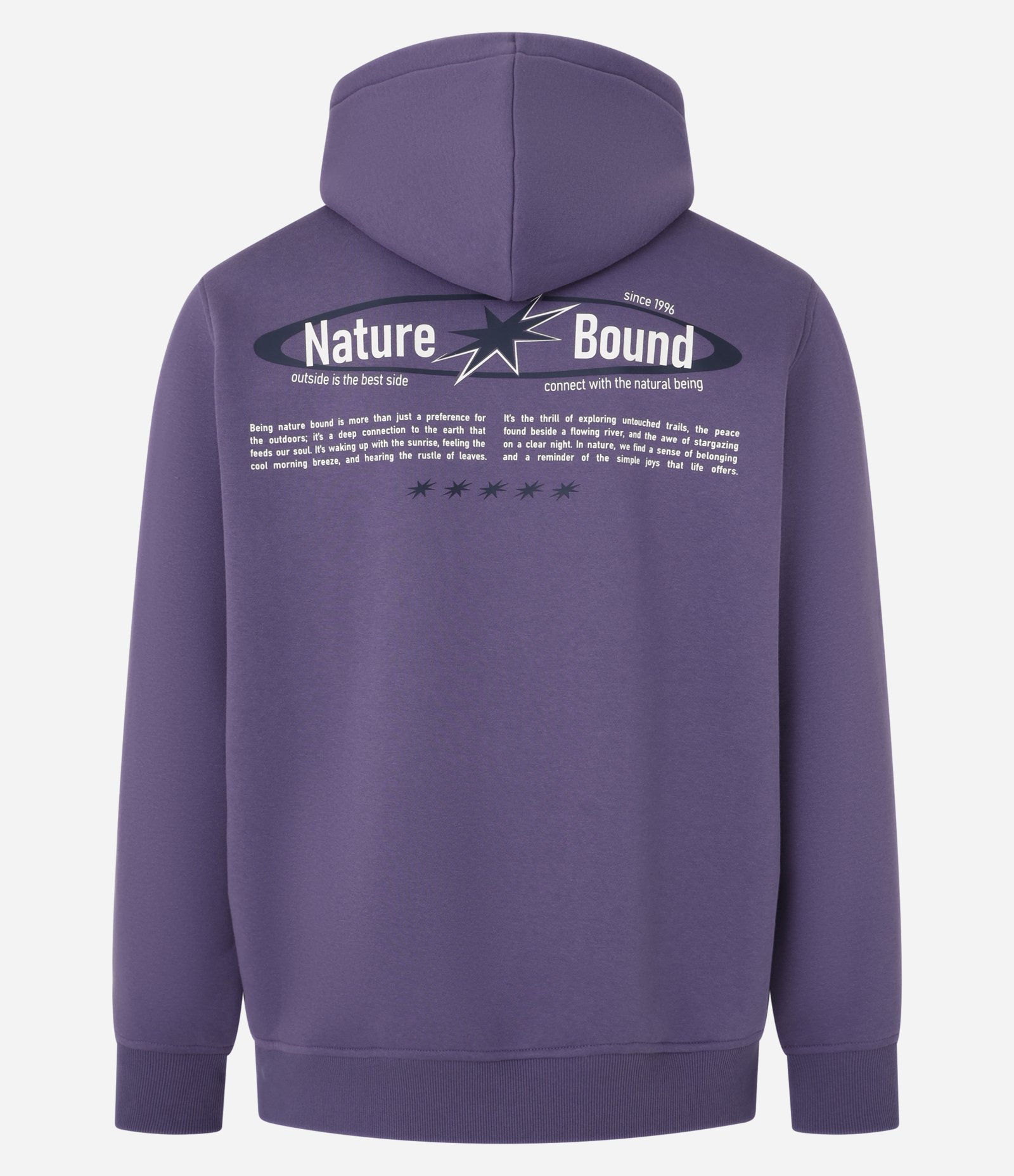 Casaco Relaxed em Moletom com Estampa Lettering Roxo 6