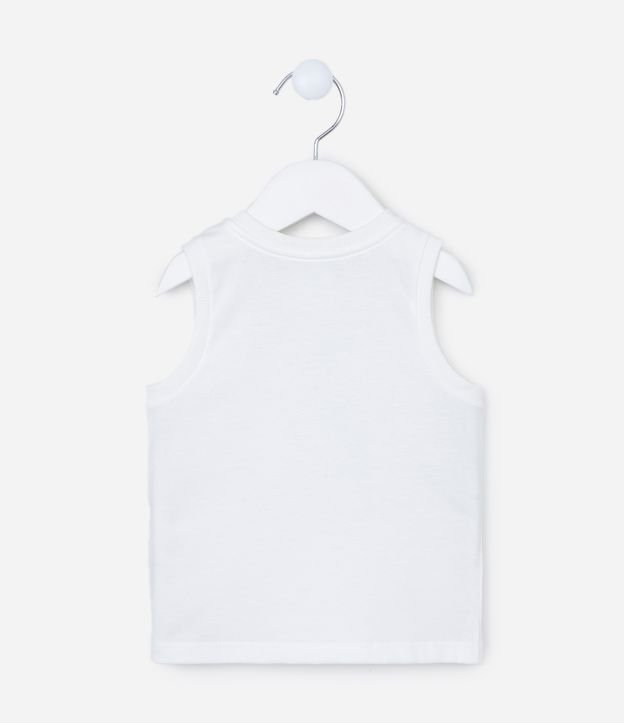 Camiseta Regata Infantil em Algodão - Tam 0 a 18 meses