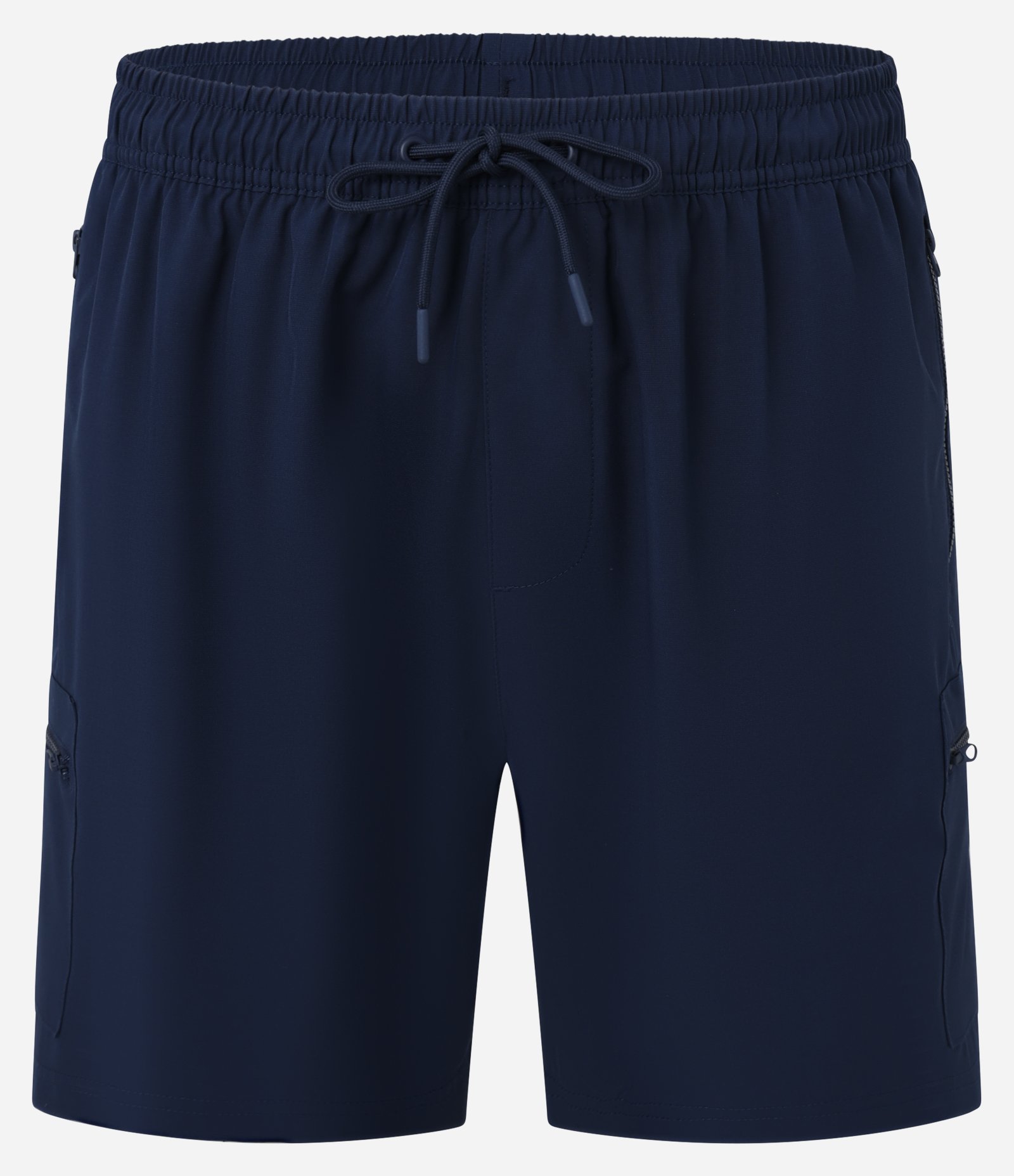 Bermuda Esportivo com Cós Elástico e Cordão Azul Marinho 6