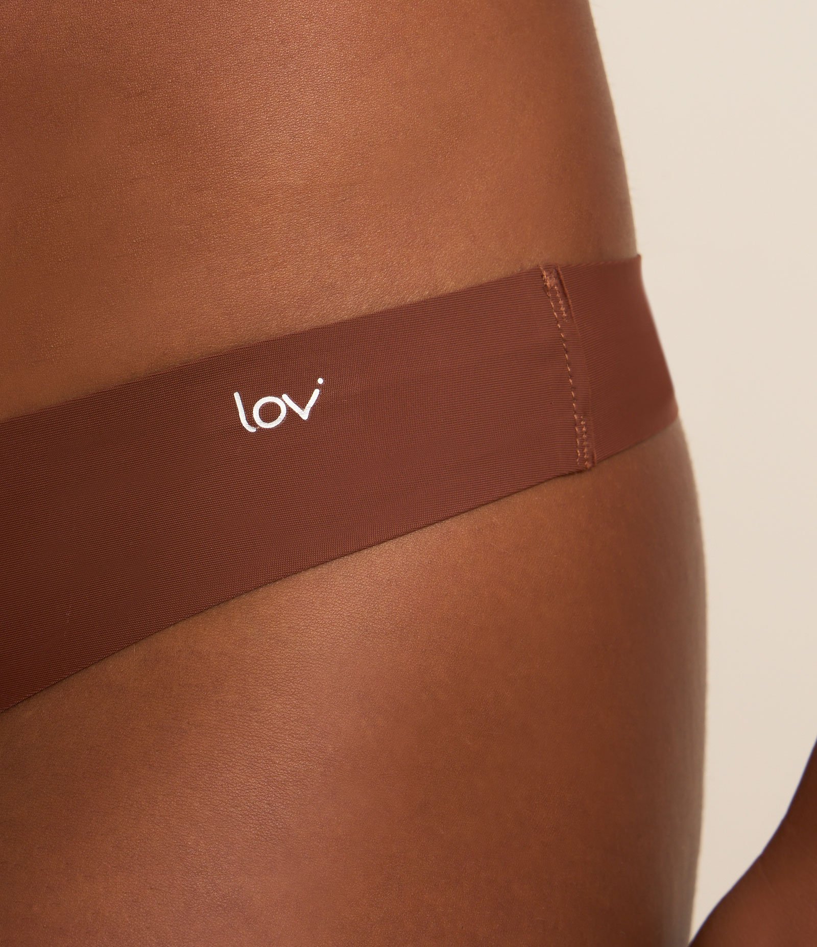 Kit 02 Calcinhas Biquíni Fio em Microfibra Leve Marrom/Rosa 6