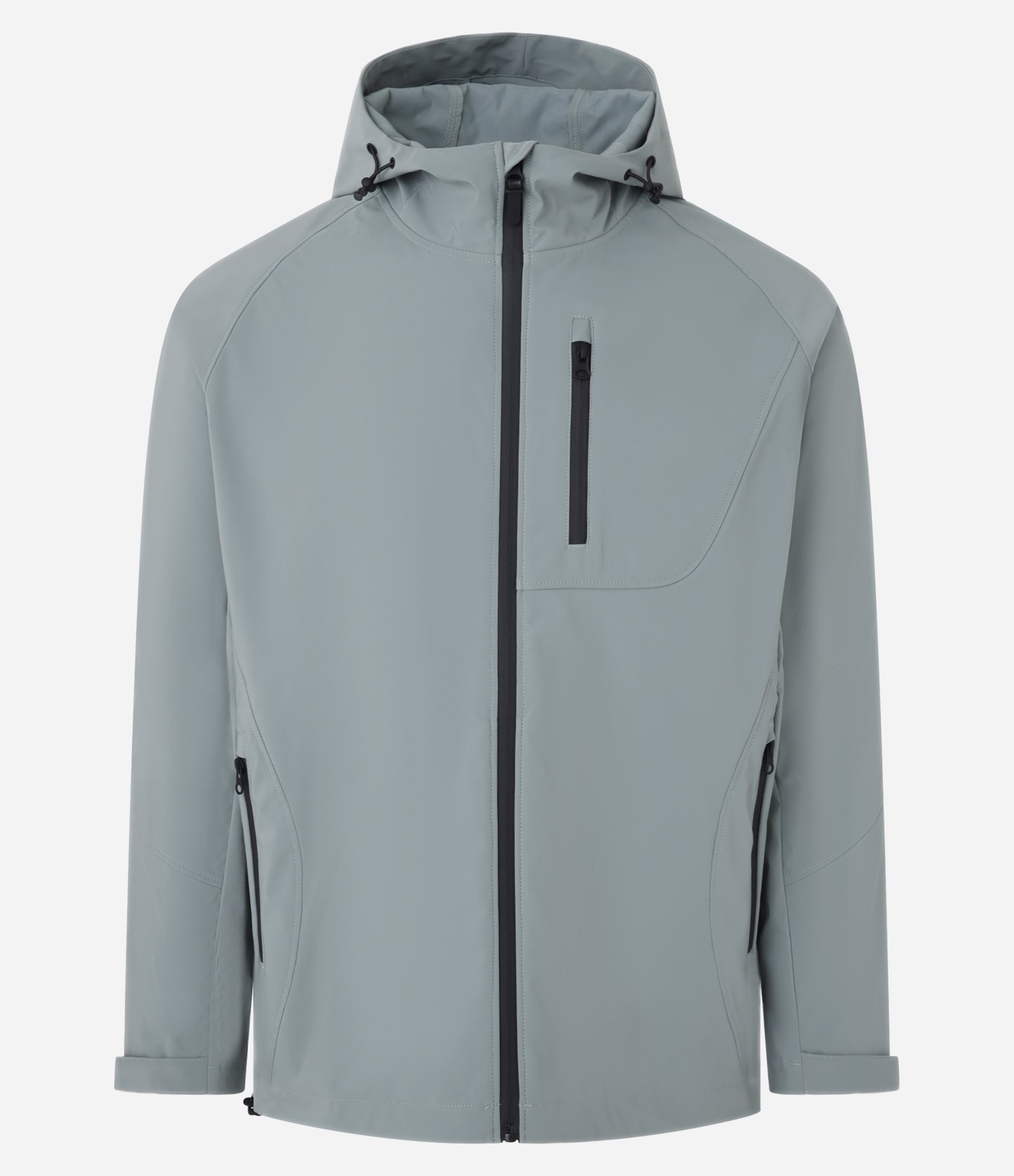 Jaqueta Esportiva Resistente a Água e com Capuz Verde 10