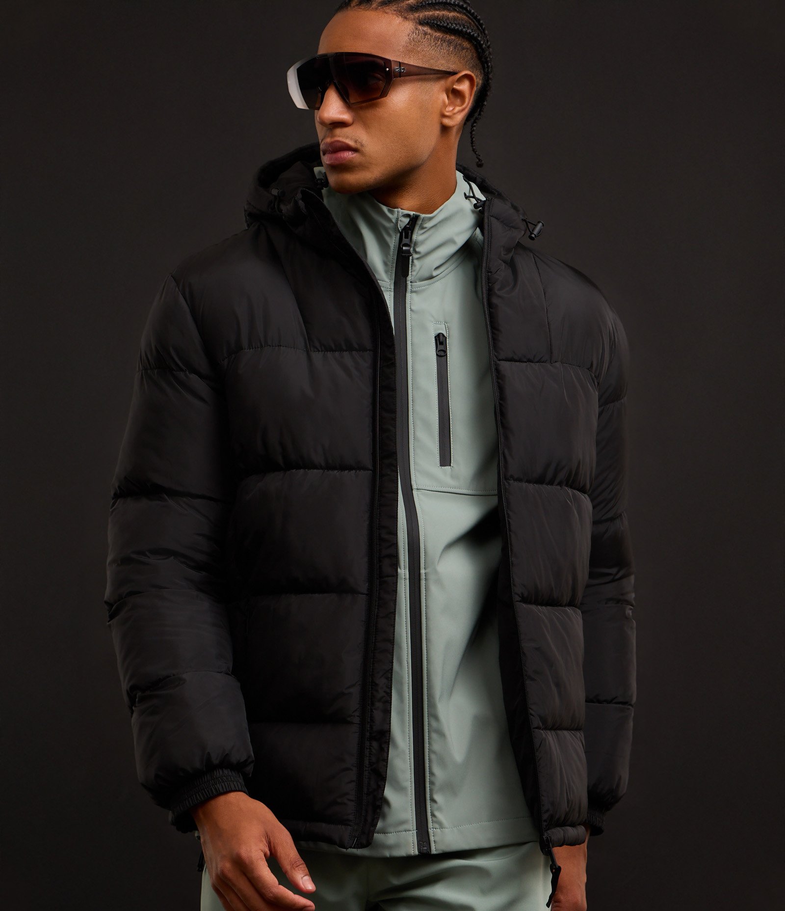 Jaqueta Esportiva Resistente a Água e com Capuz Verde 4