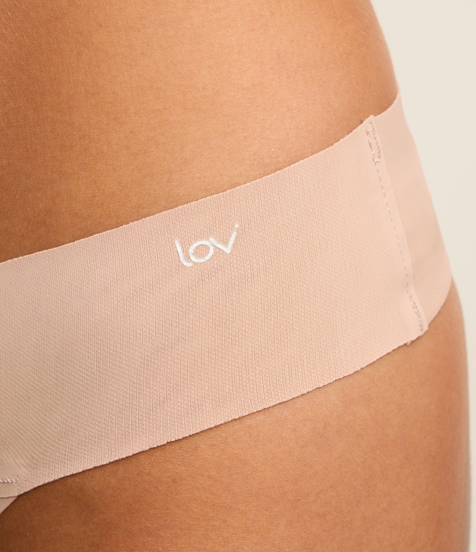 Kit 02 Calcinhas Biquíni em Microfibra Corte a Fio Rosa/Marrom 5