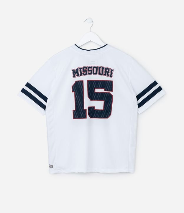 Camiseta Esportiva Infantil com Estampa Missouri - Tam 5 a 14 Anos