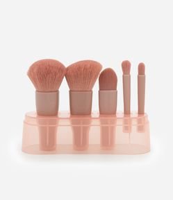 Kit 05 Mini Pincéis para Maquiagem Alchemia