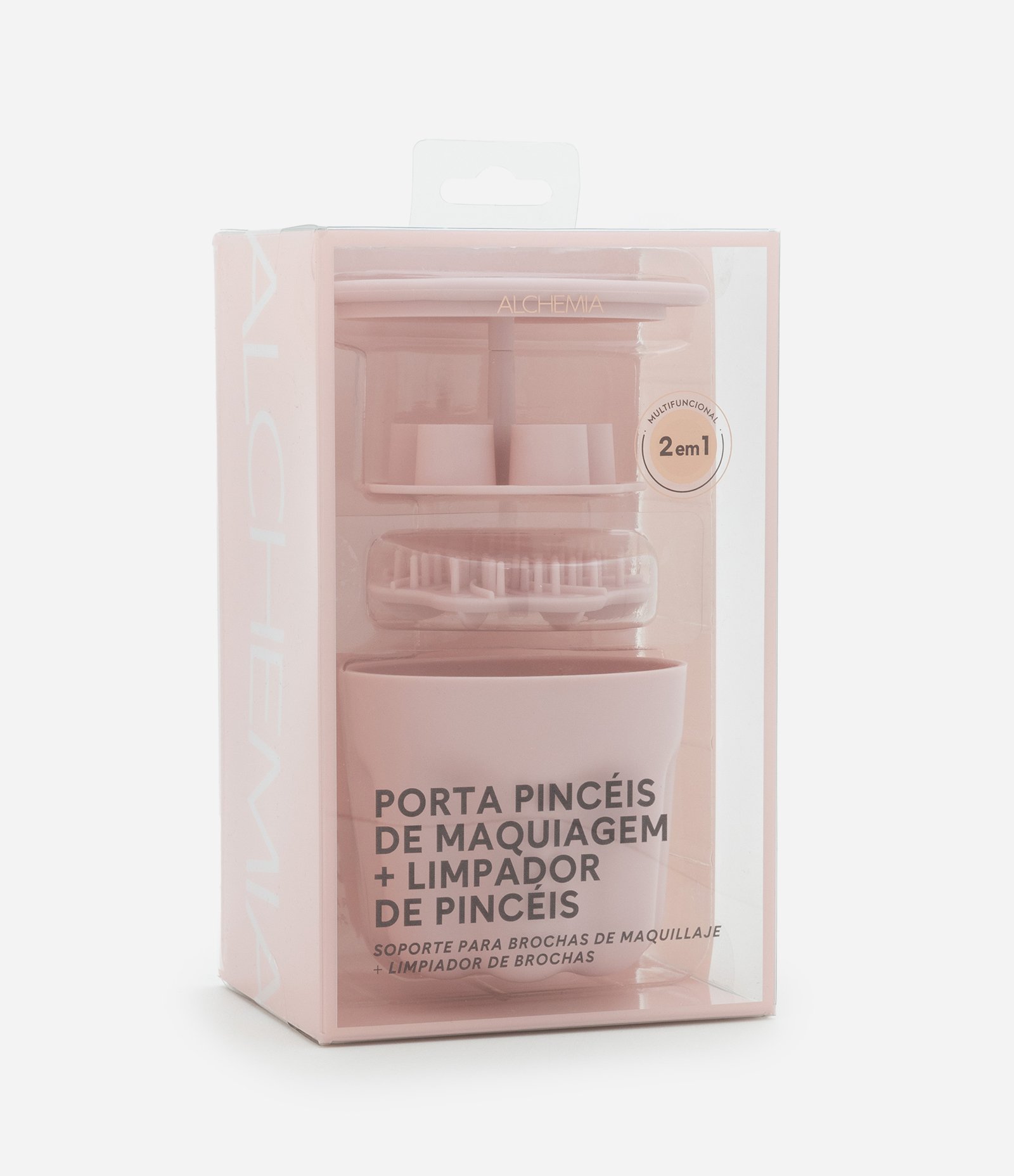 Limpador de Pinceis para Maquiagem Alchemia Rosa 6