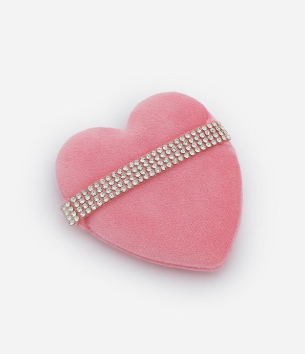 Esponja Individual Coração com Strass para Maquiagem Alchemia