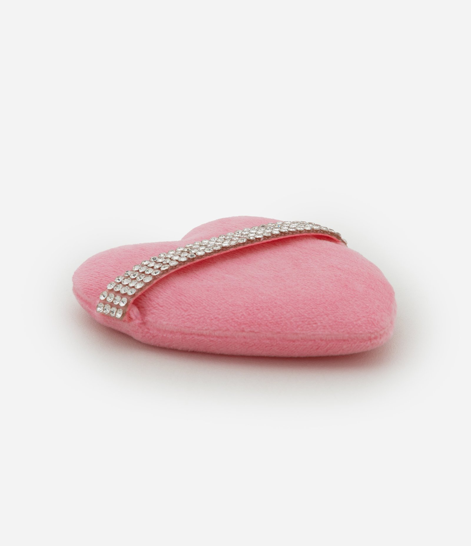 Esponja Individual Coração com Strass para Maquiagem Alchemia Rosa 4