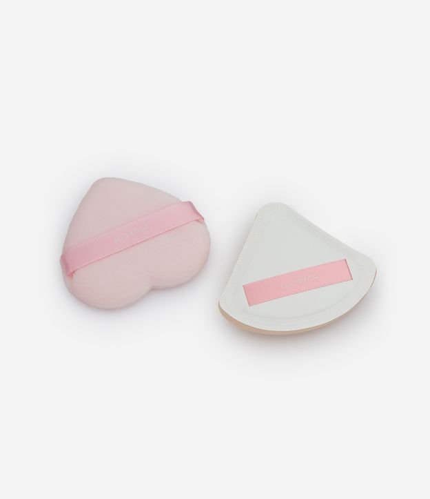 Conjunto 02 Esponjas Coração Triangular para Maquiagem Alchemia