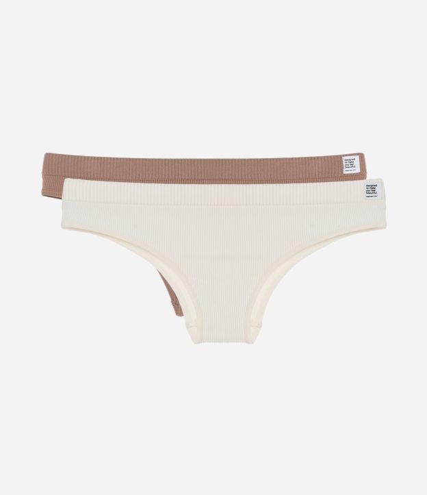 Cor: Marrom/Off White | Tamanho: G