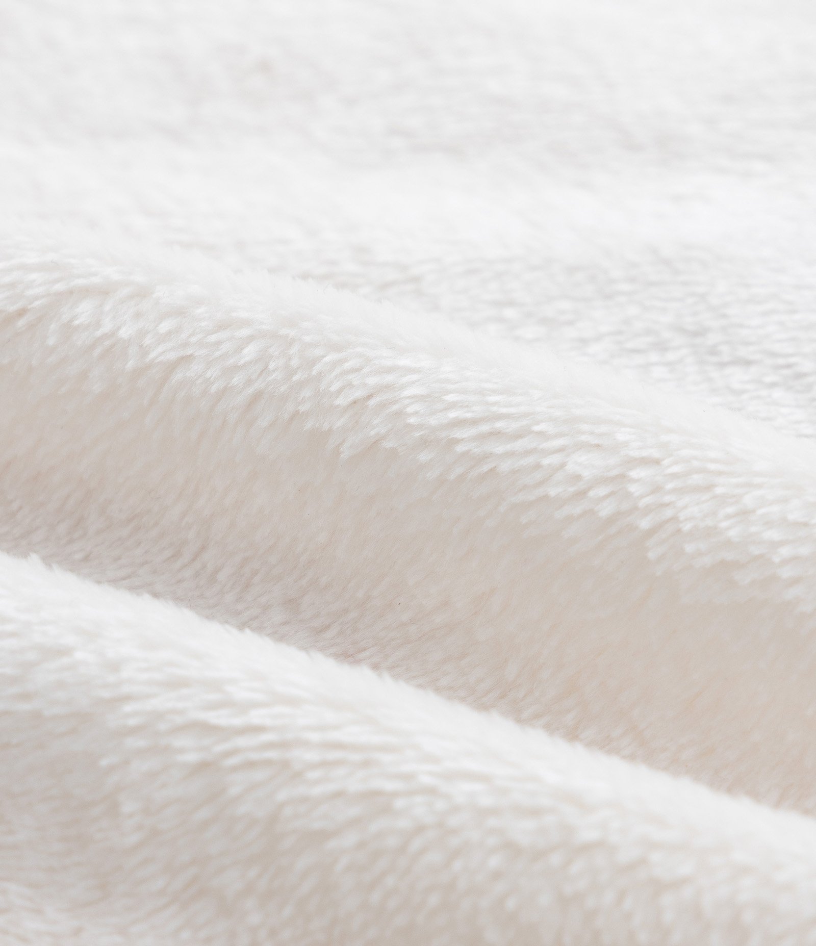 Jaqueta Infantil em Fleece com Capuz e Bordado de Bichinho – Tam 0 a 18 Meses Off White 3