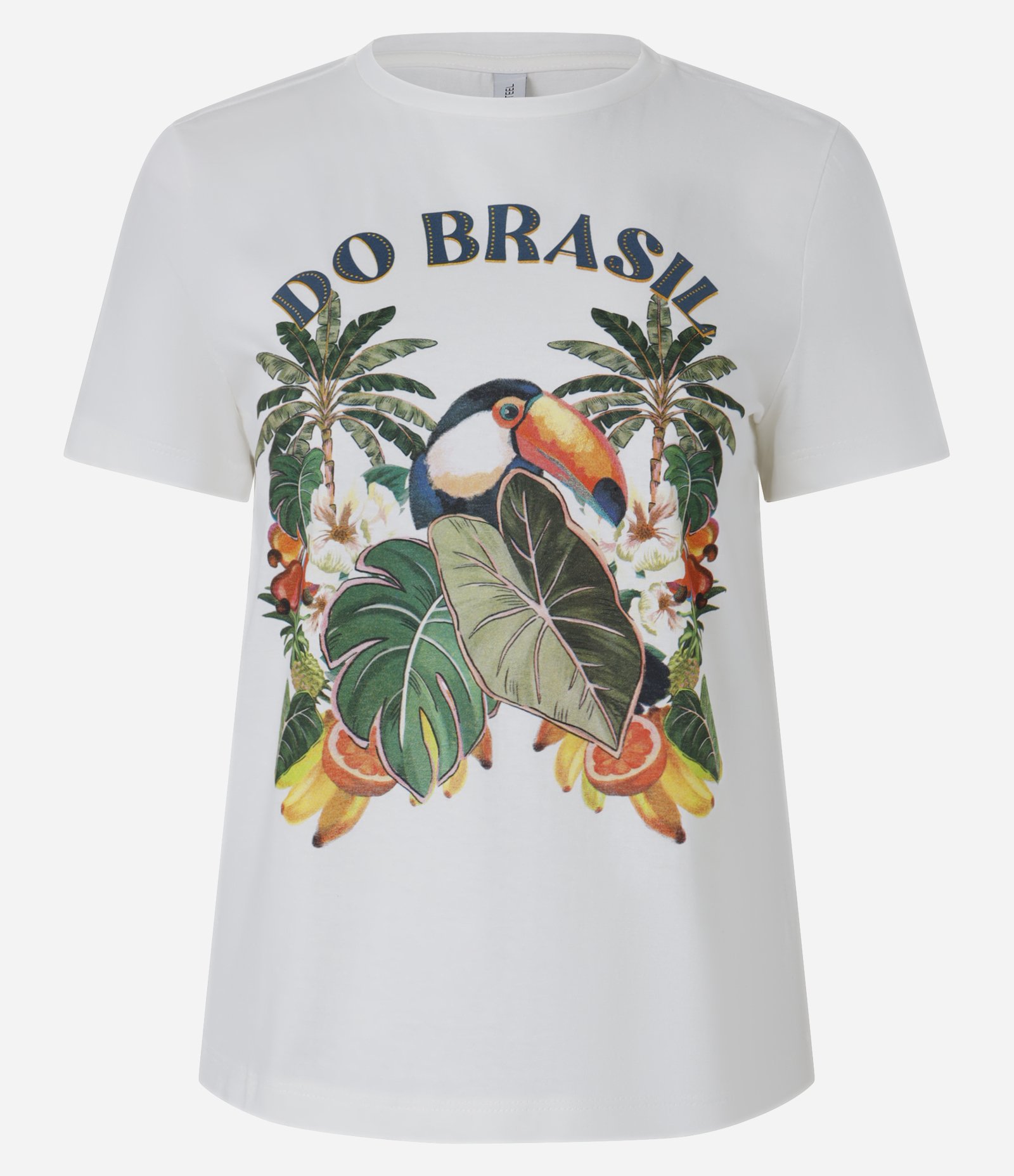 Blusa em Algodão com Estampa Tucano do Brasil Off White 4