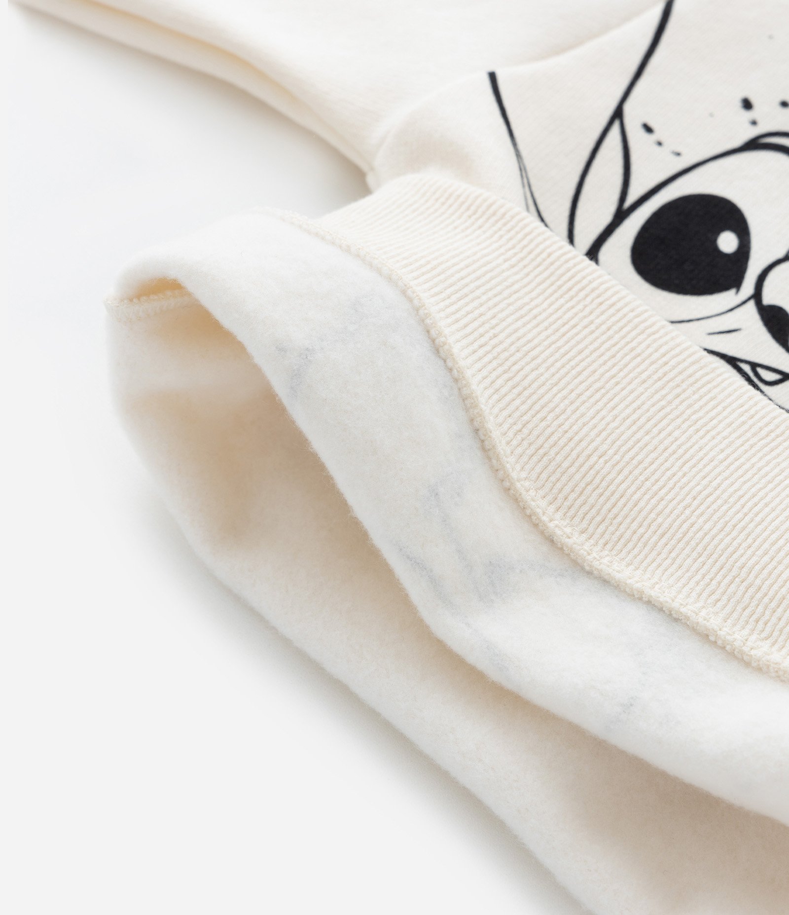 Jaqueta Curta Infantil com Estampa Angel e Stitch - Tam 7 a 14 Anos Bege 5