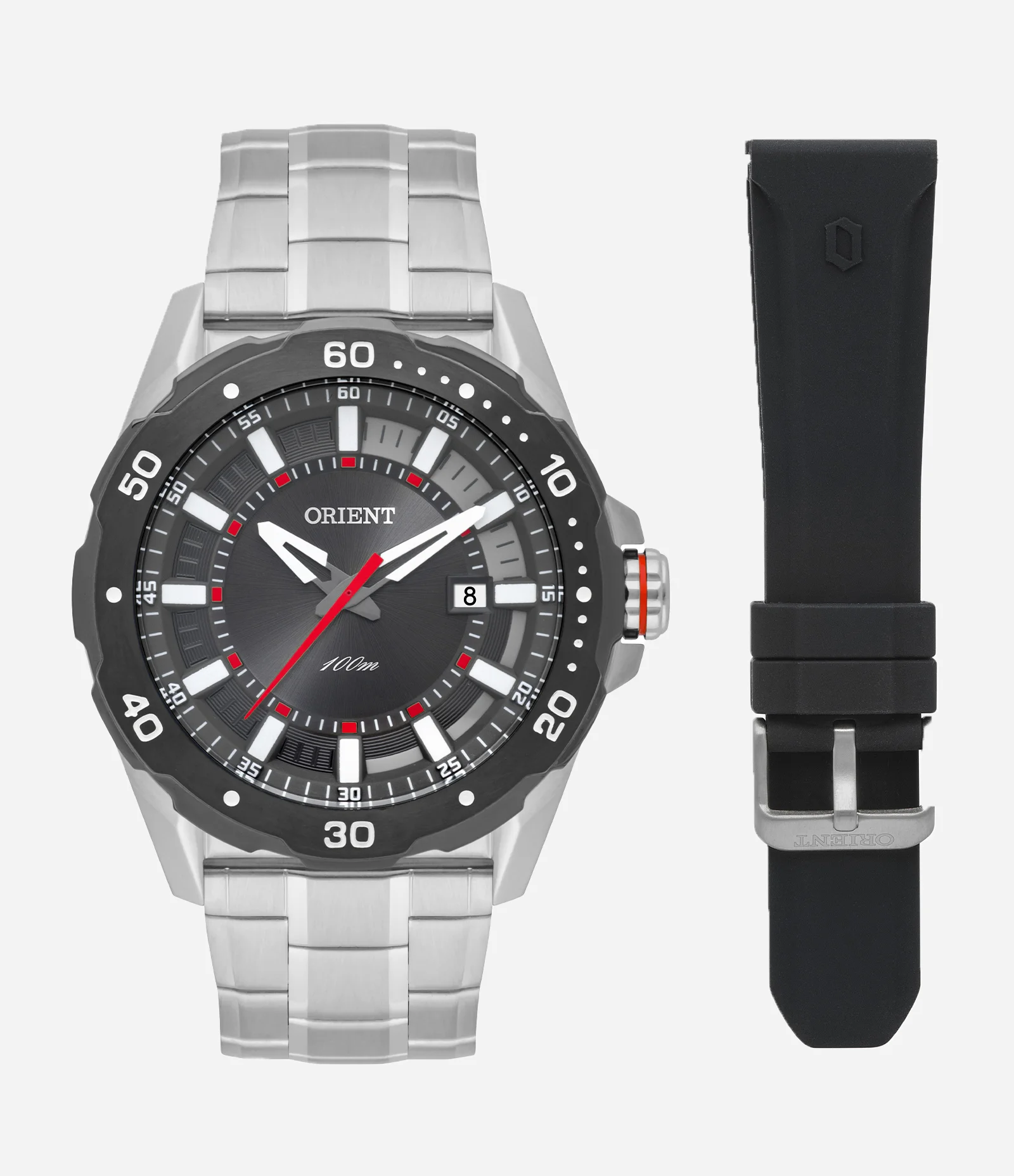 Relógio Masculino Orient em Aço PRATA 1