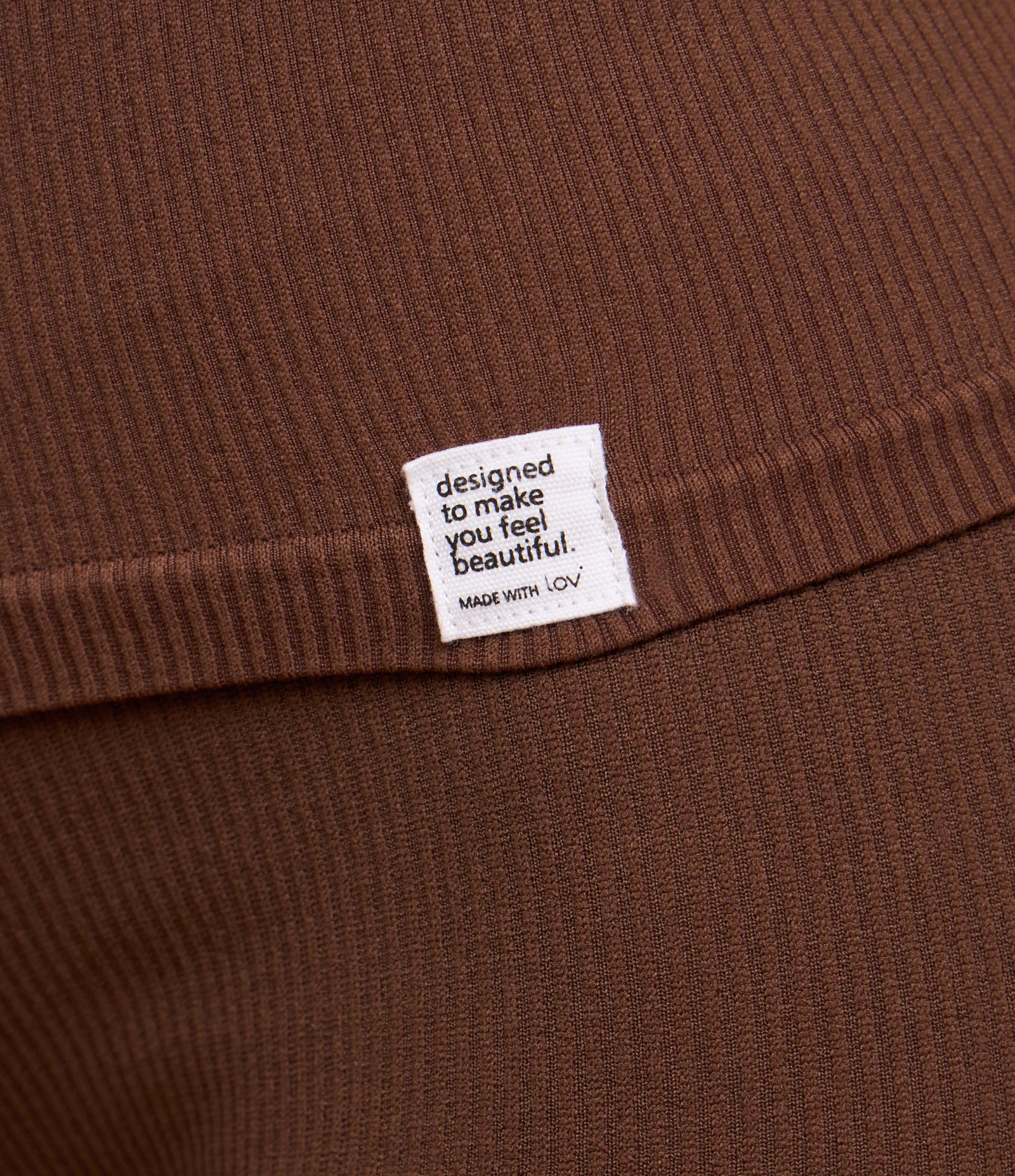 Camisete Seamless Texturizado com Alças Ajustáveis Marrom 5