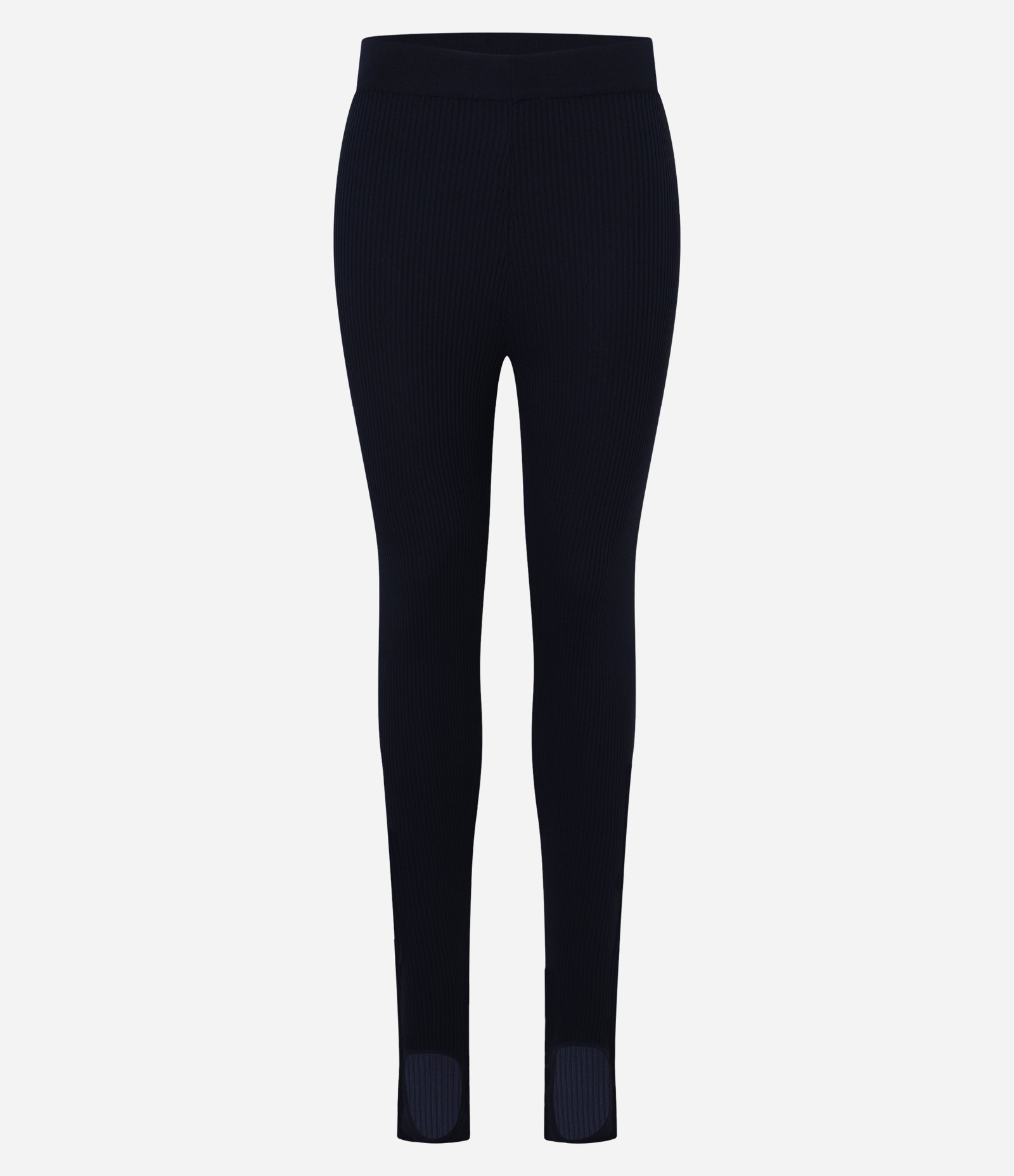 Calça Legging em Tricô com Cintura Alta Preto 3