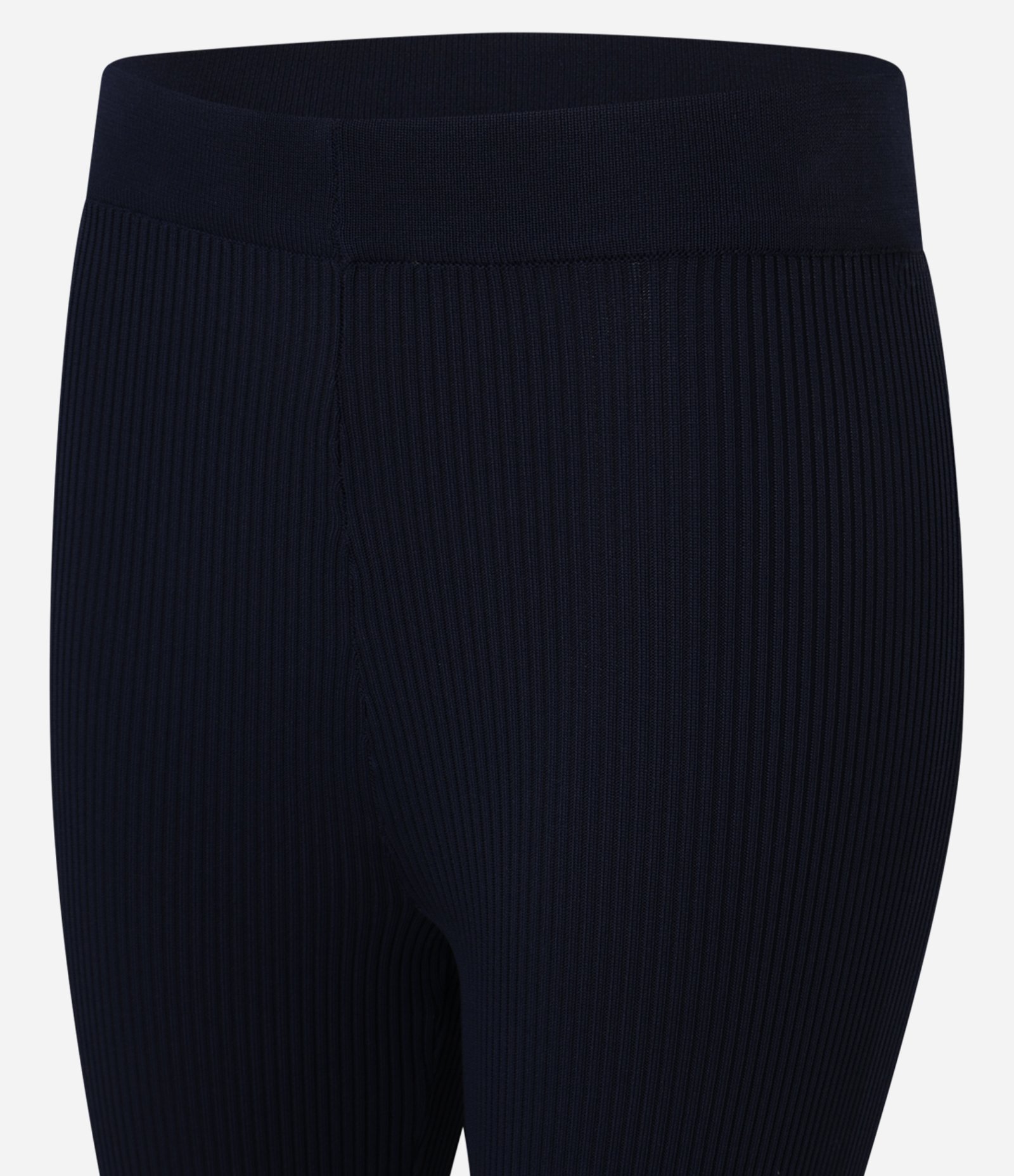 Calça Legging em Tricô com Cintura Alta Preto 4