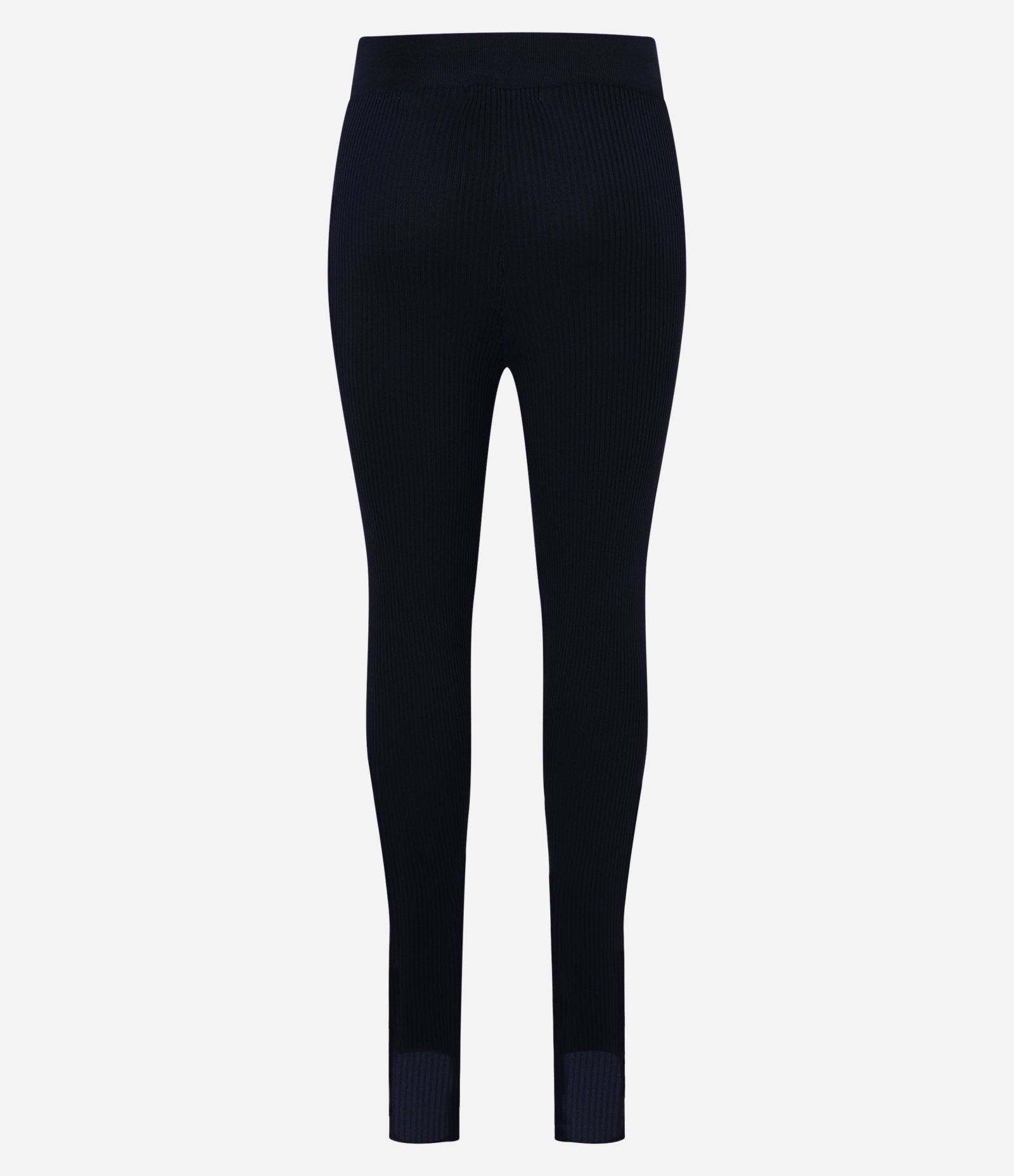 Calça Legging em Tricô com Cintura Alta Preto 5