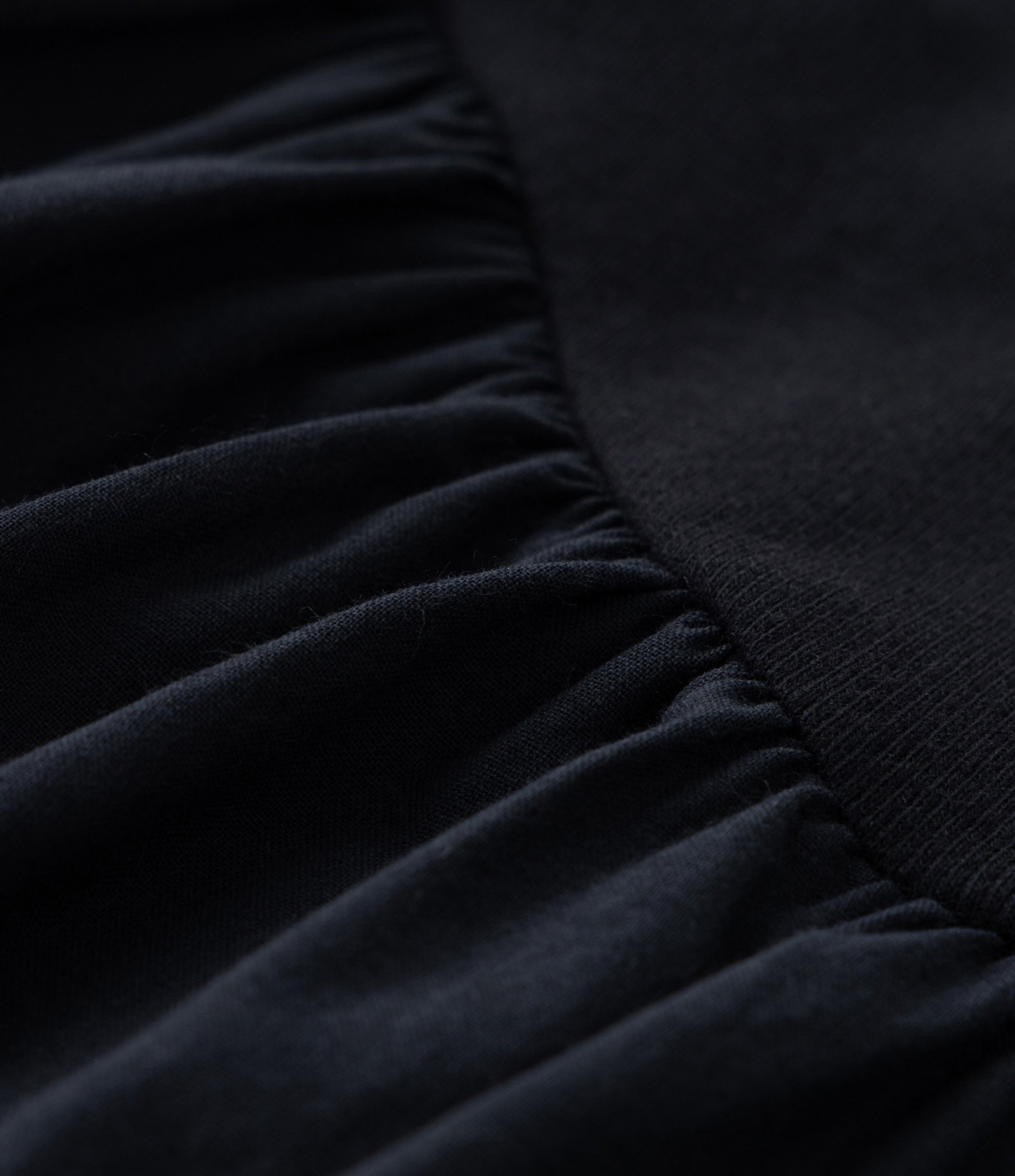 Vestido Curto Balonê sem Mangas em Algodão Curve & Plus Size Preto 7