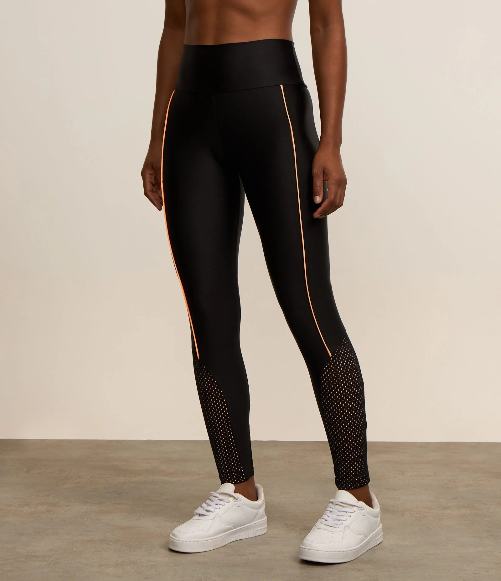 Calça Legging em Microfibra Preto 2