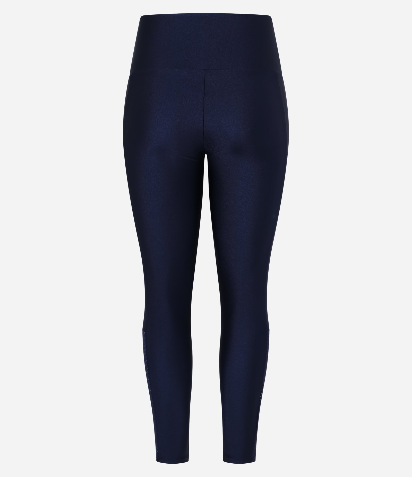 Calça Legging Esportiva em Microfibra com Detalhe em Tela Azul 6