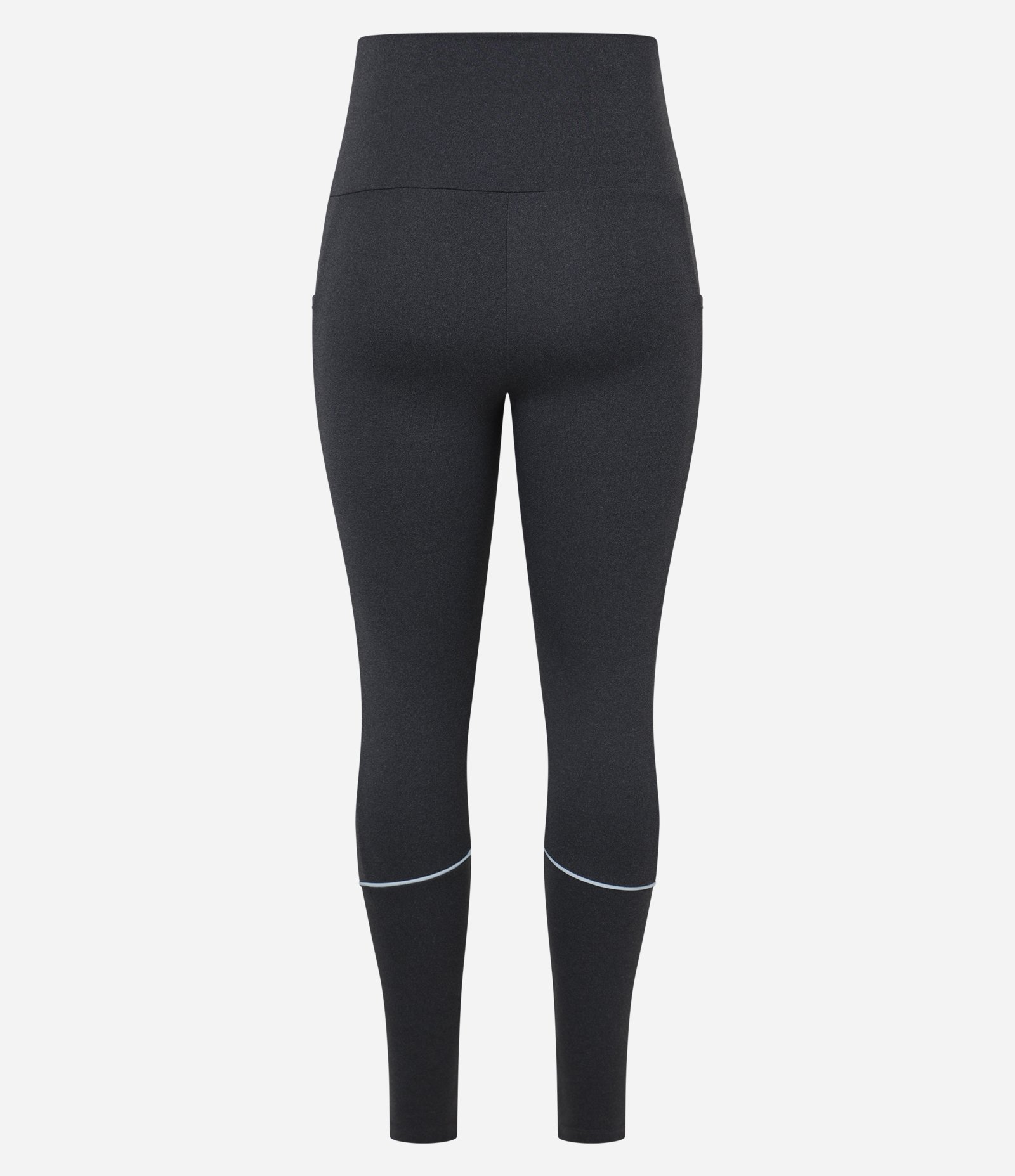 Calca Legging Esportiva em Microfibra com Frisos Coloridos Chumbo 6