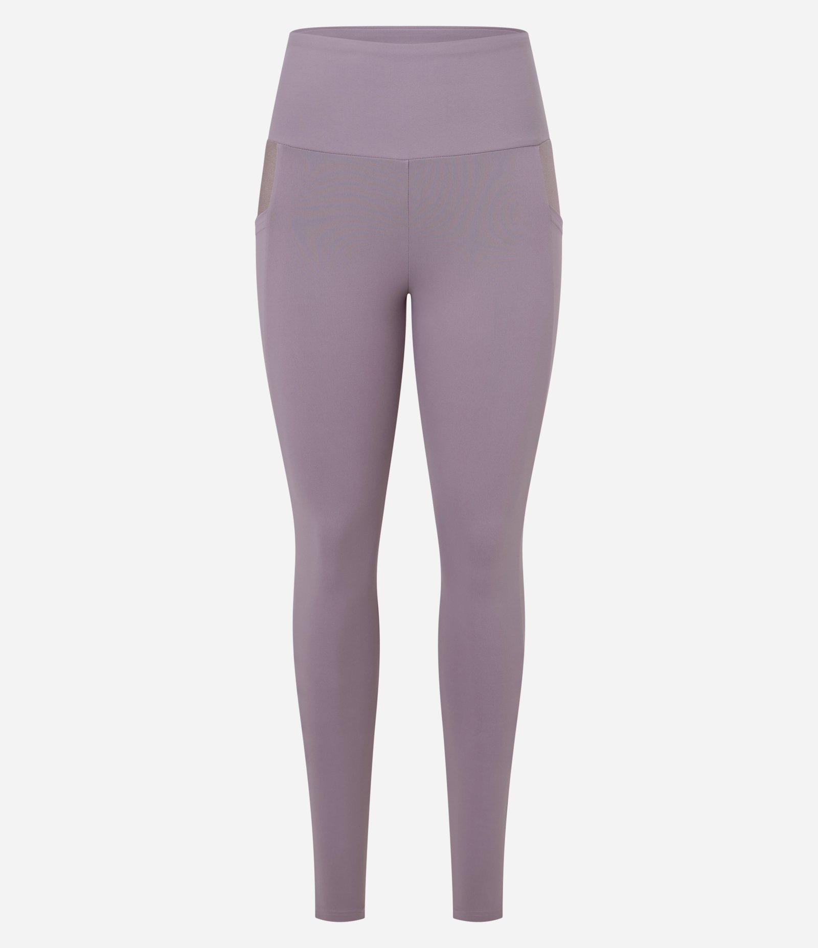 Calça Legging em Microfibra com Recortes em Brilho Roxo 5