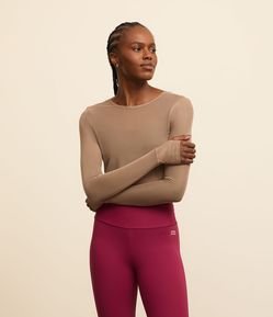 Camiseta Esportiva em Microfibra com Transparência