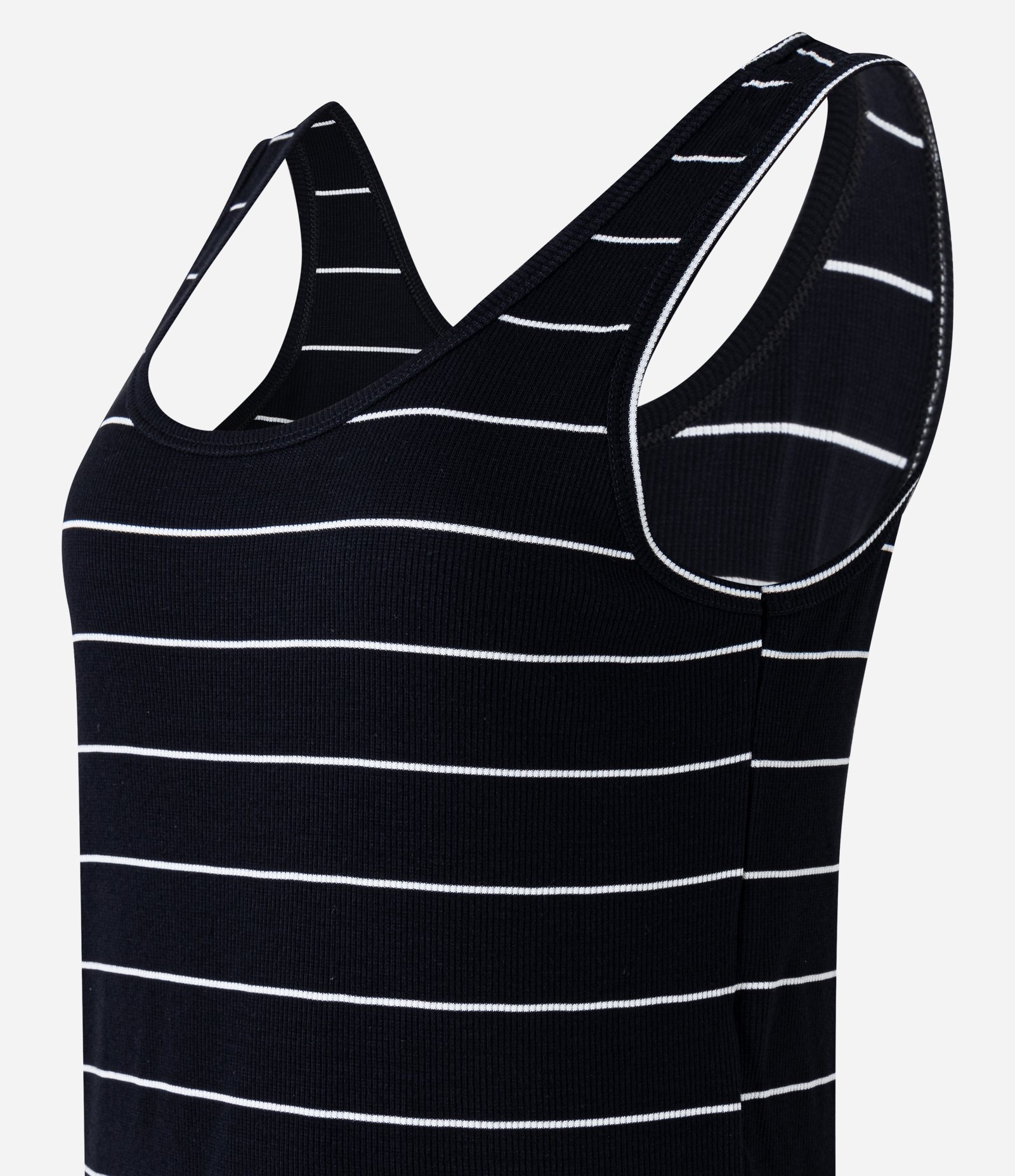 Pijama Short Doll Regata Ribana Listrada Preto 6