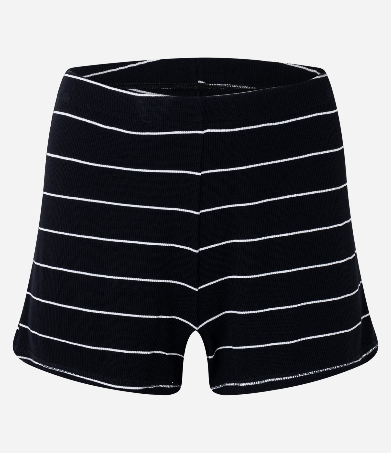 Pijama Short Doll Regata Ribana Listrada Preto 8