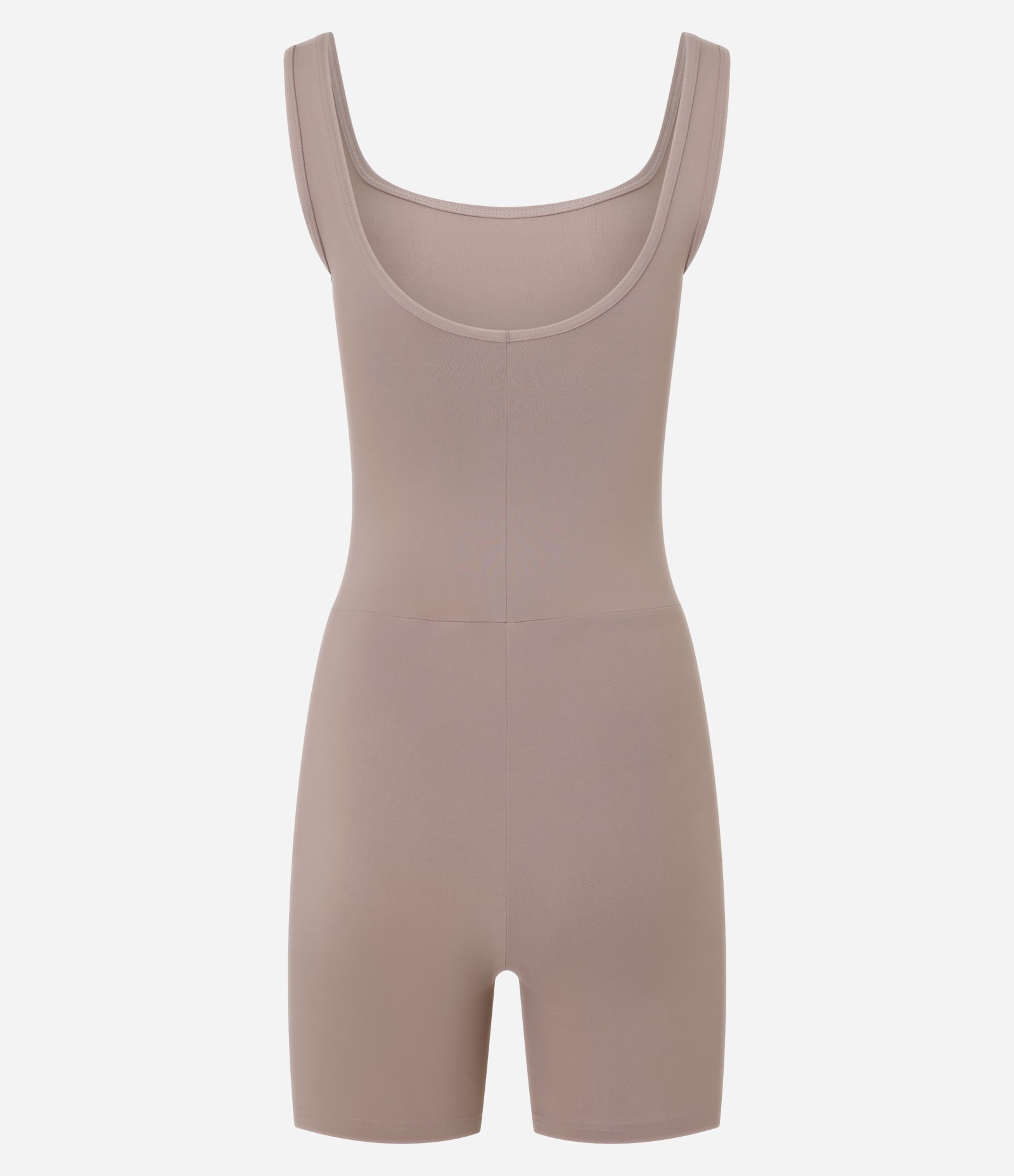 Macaquinho Esportivo em Poliamida com Alça Larga Bege 6