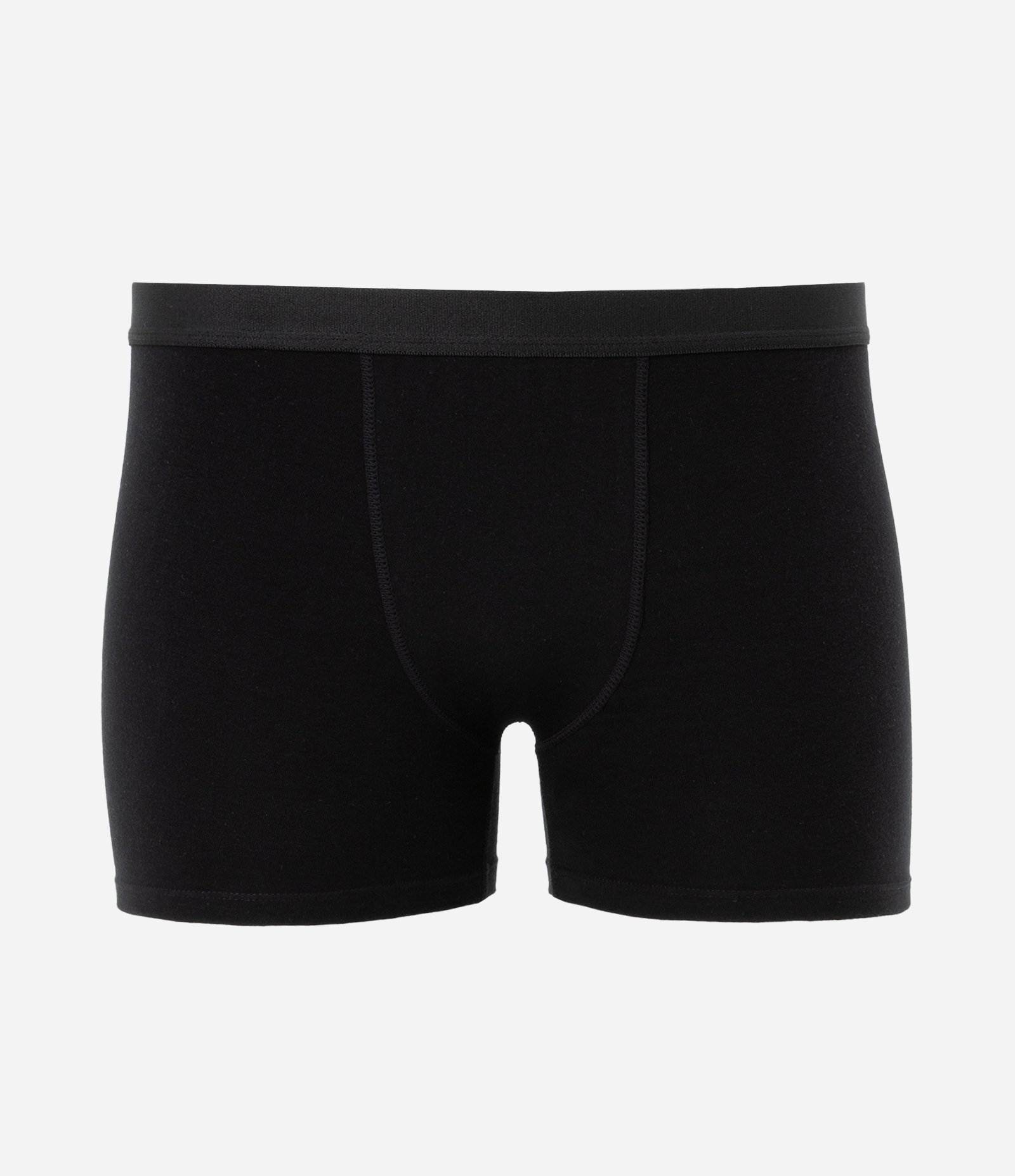 Kit 03 Cuecas Boxer em Algodão Preto/Branco/Cinza 3