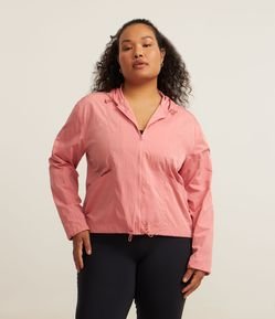 Jaqueta Parachute com Reguladores e Capuz Curve & Plus Size
