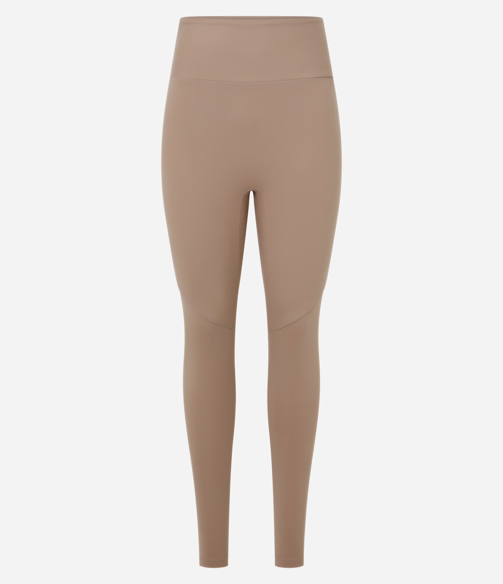 Calça Esportiva Legging em Microfibra com Costura Aparente Marrom 5