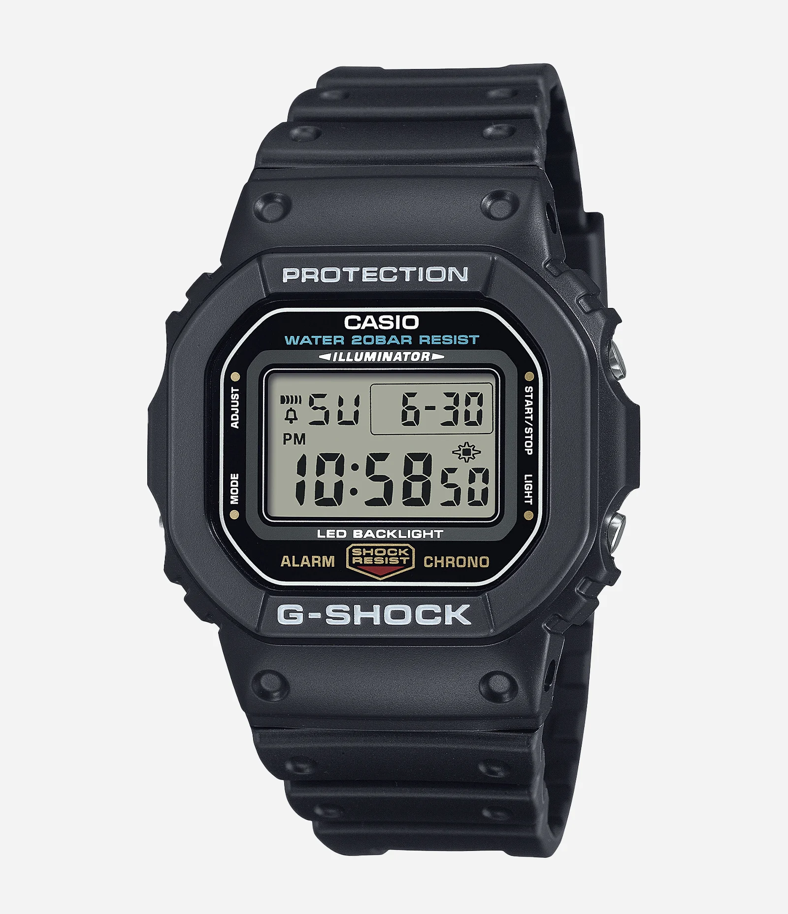 Relógio Masculino Casio Digital em Resina  DW5600UE1DR PRETO 1