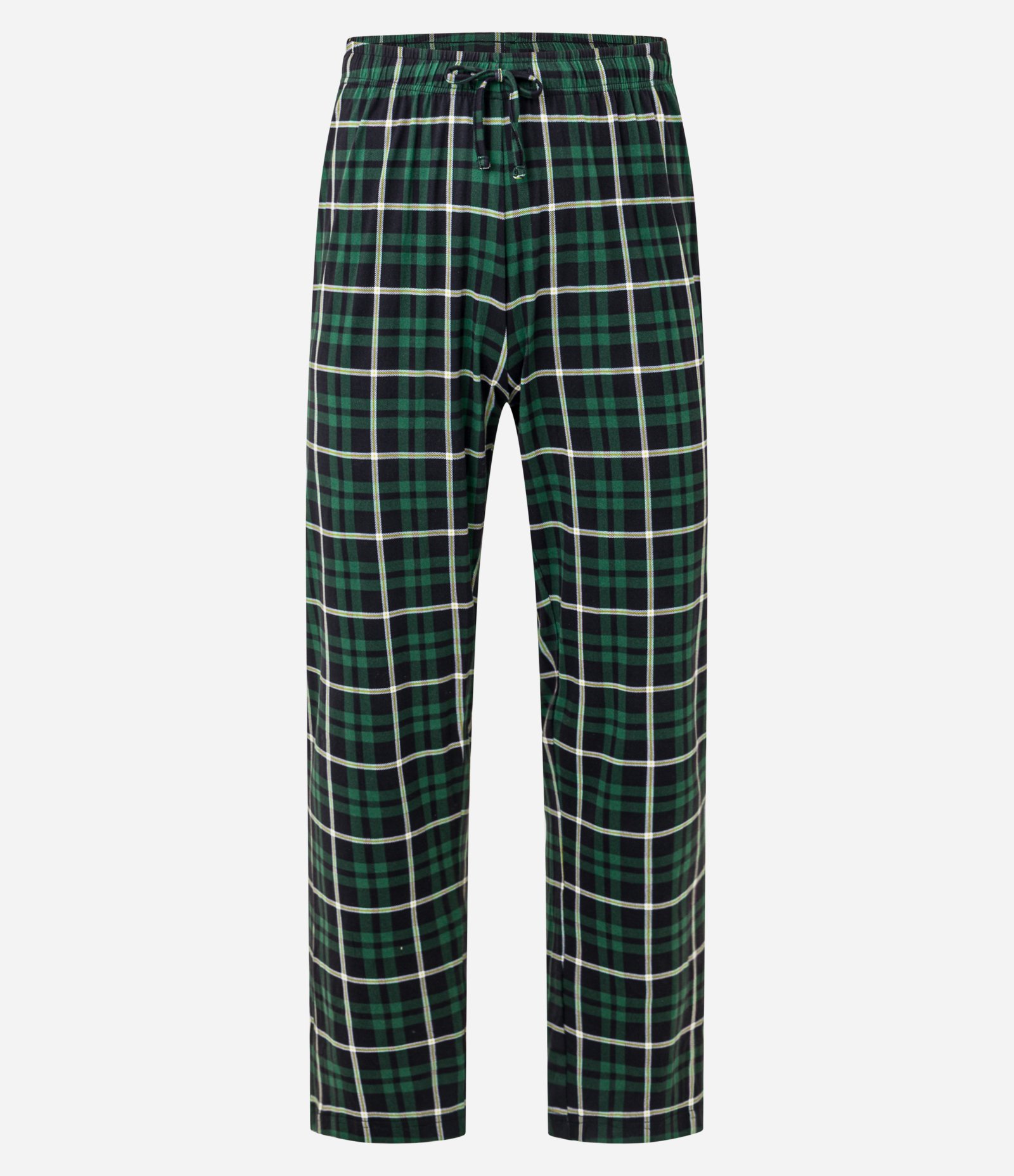Pijama Longo com Estampa Xadrez Verde/Azul 3