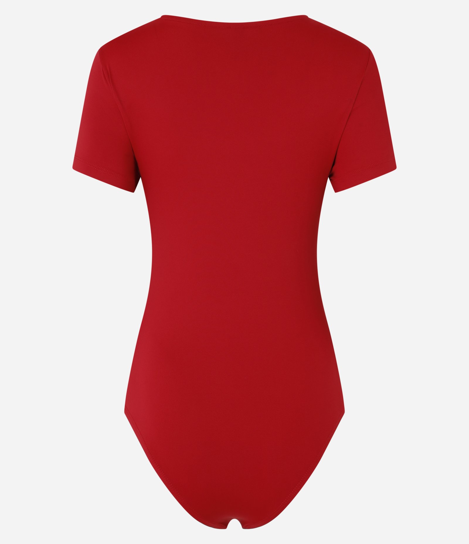Body em Microfibra com Decote Quadrado Vermelho 7