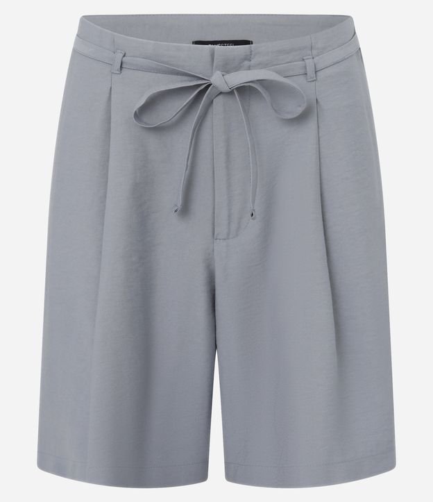 Bermuda em Alfaiataria com Cinto de Tecido