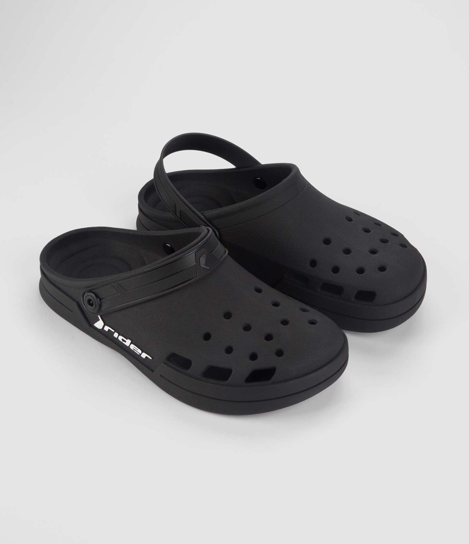 Sandália Babuche em PVC Rider Preto 3