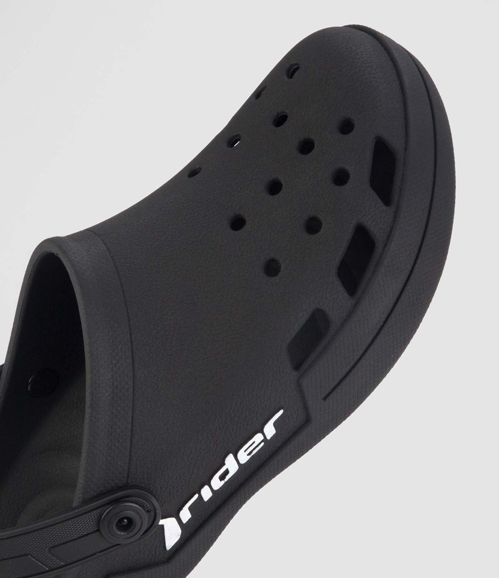 Sandália Babuche em PVC Rider Preto 4