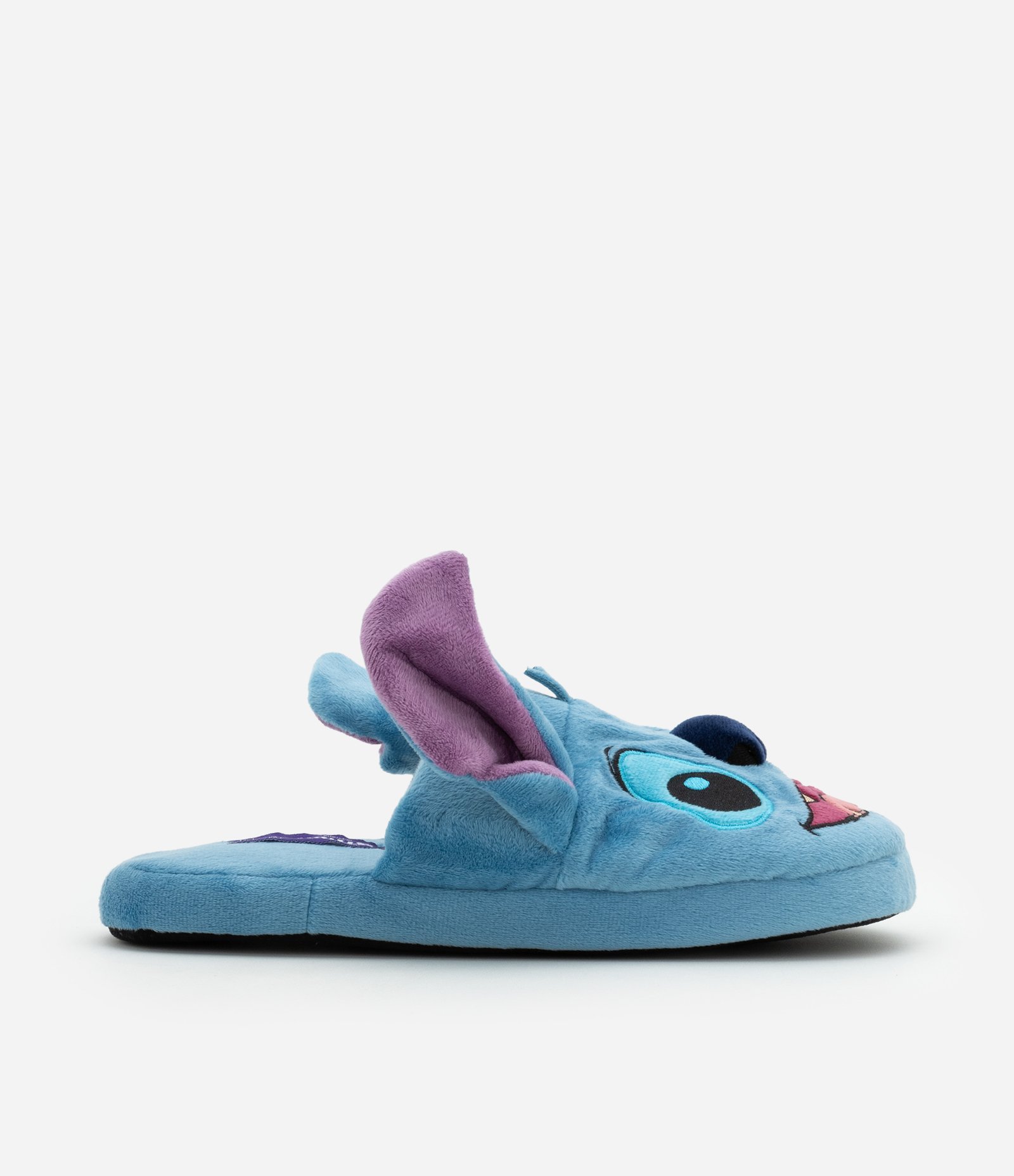 Pantufa com Estampa Rostinho do Stitch 3D Azul 1